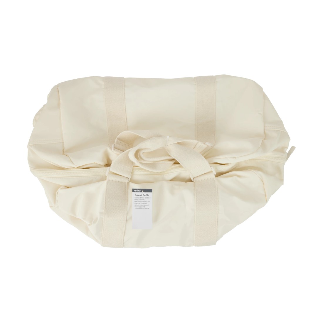 7 Casual Duffle Bag - Cream, 7 of 7