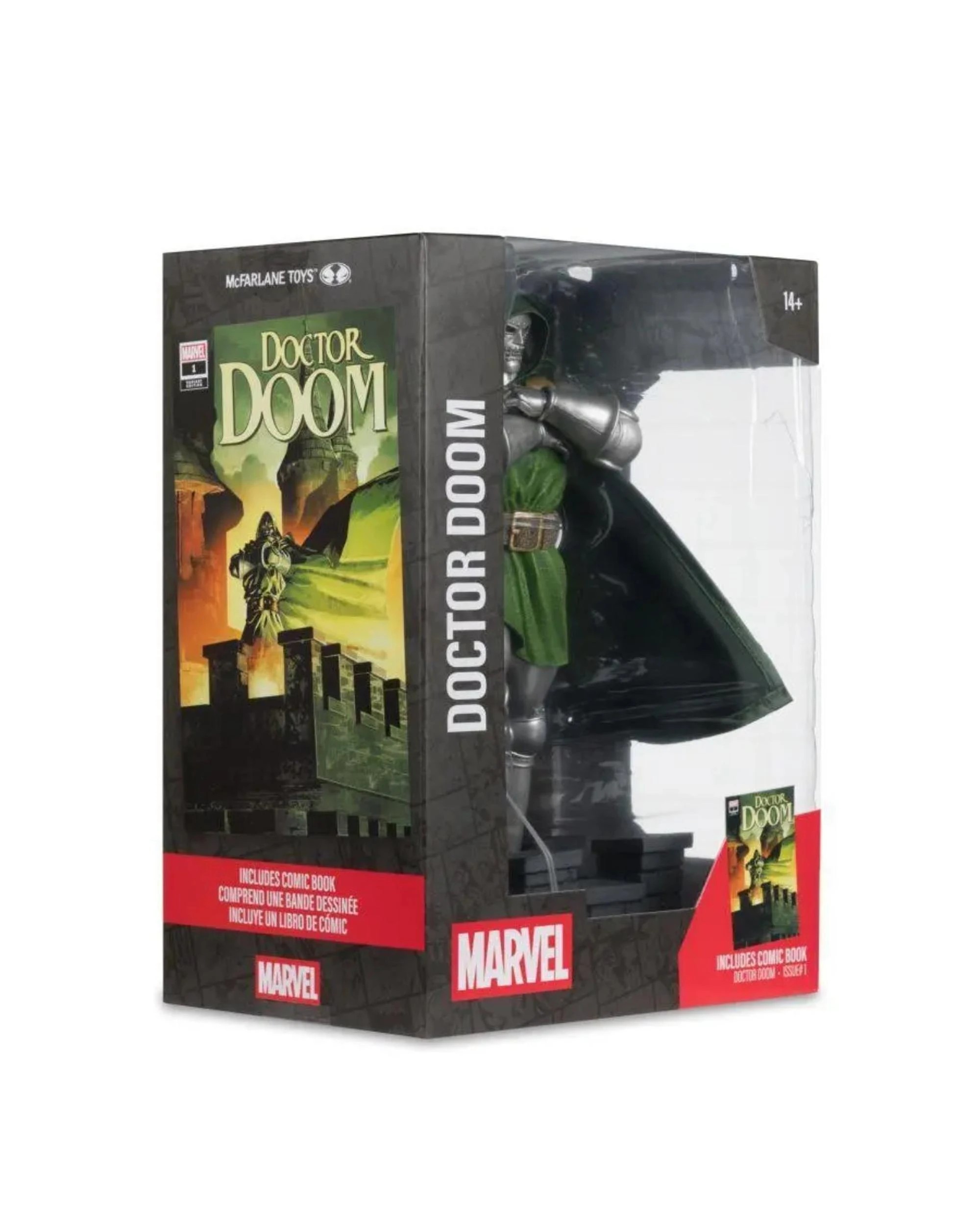 9 McFarlane Marvel Doctor Doom Comic #1 1:6 Scale Figure, 9 of 9