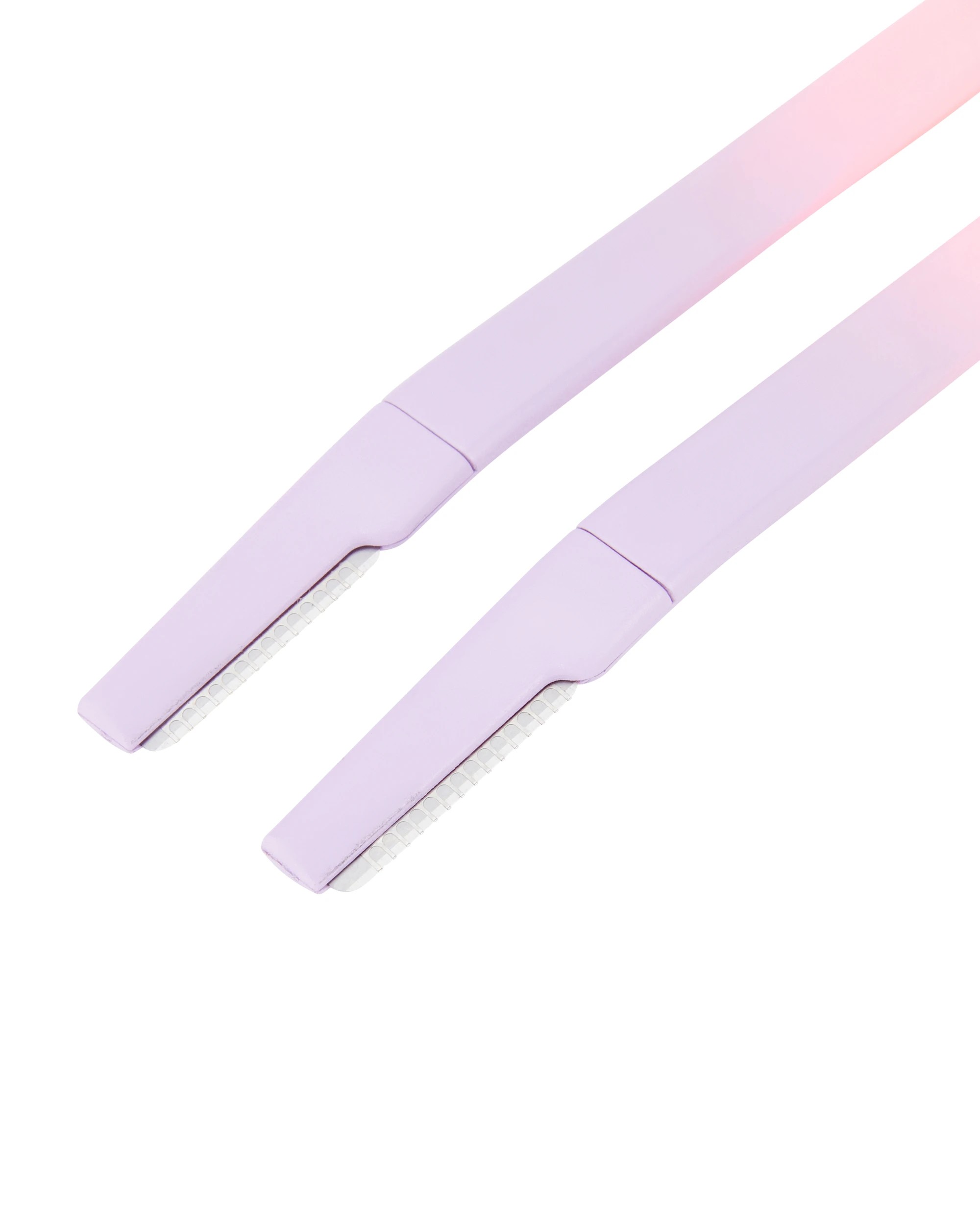 4 OXX Cosmetics 2 Pack Dual End Face and Brow Razor - Pink and Purple, 4 of 6