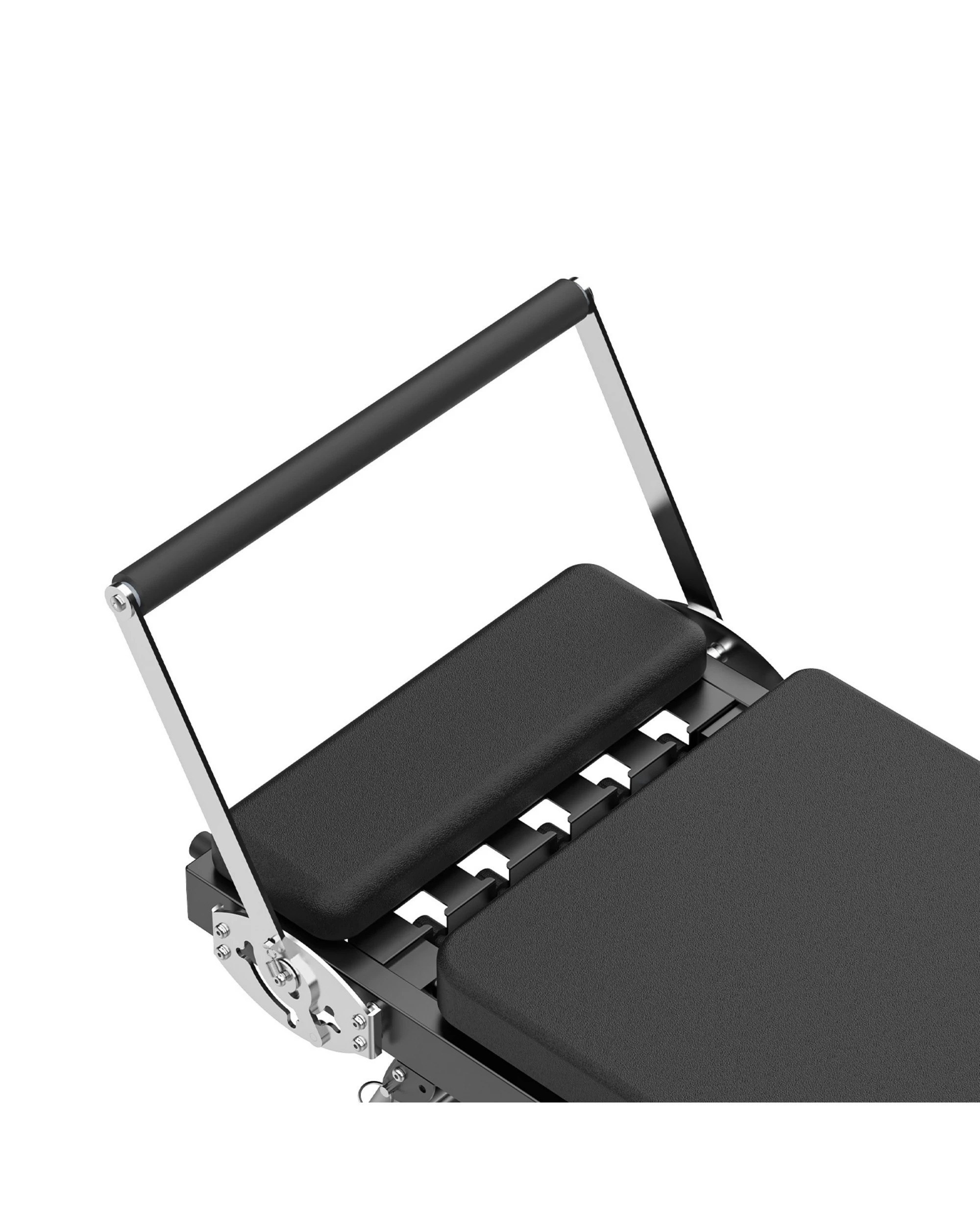 5 Advwin Foldable Pilates Reformer Machine Exercise Equipment with Wheels Black, 5 of 7