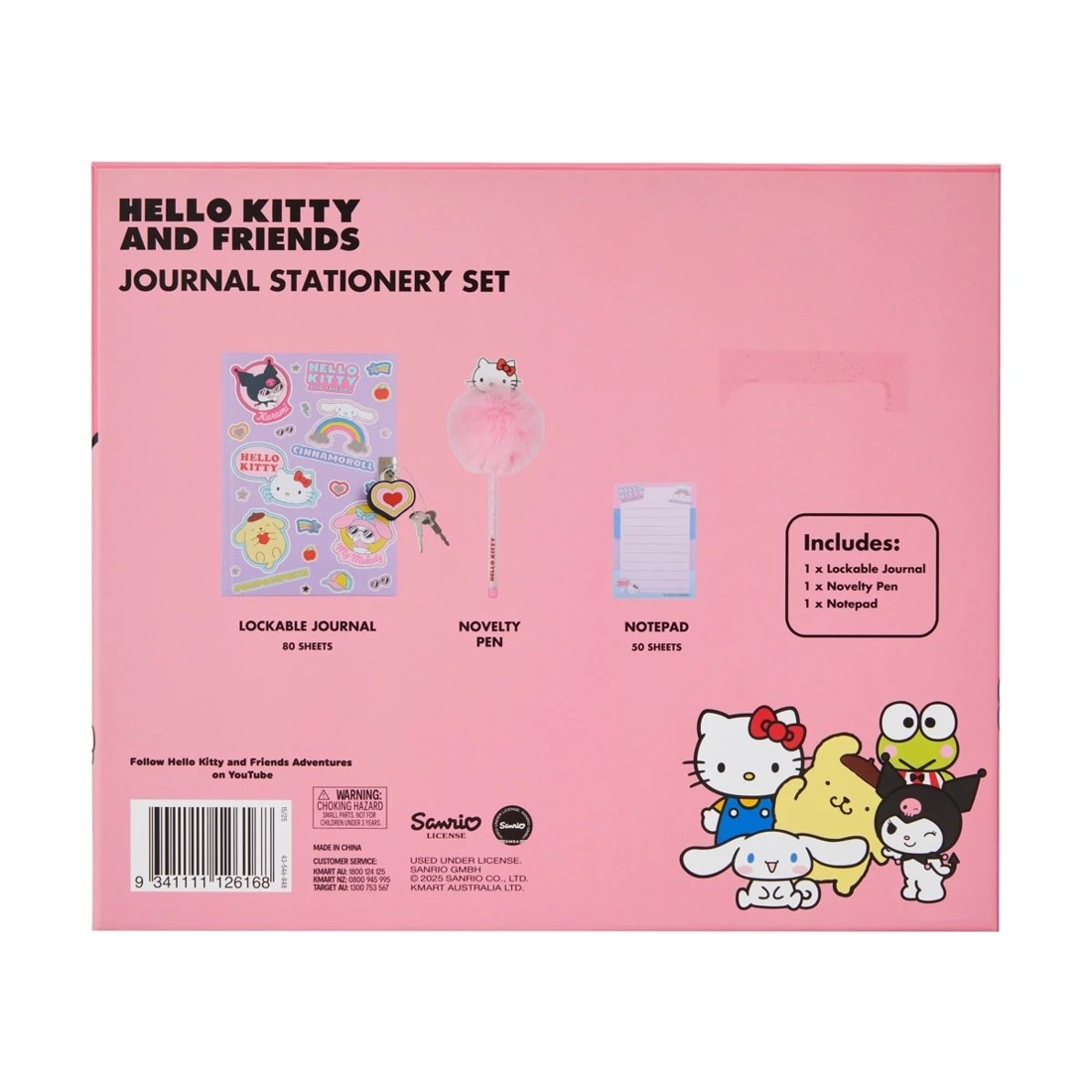 7 Hello Kitty and Friends Journal Stationery Set, 7 of 7