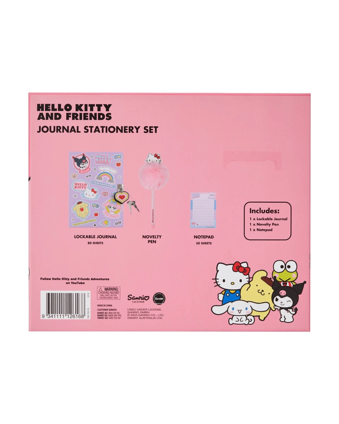 7 Hello Kitty and Friends Journal Stationery Set, 7 of 7