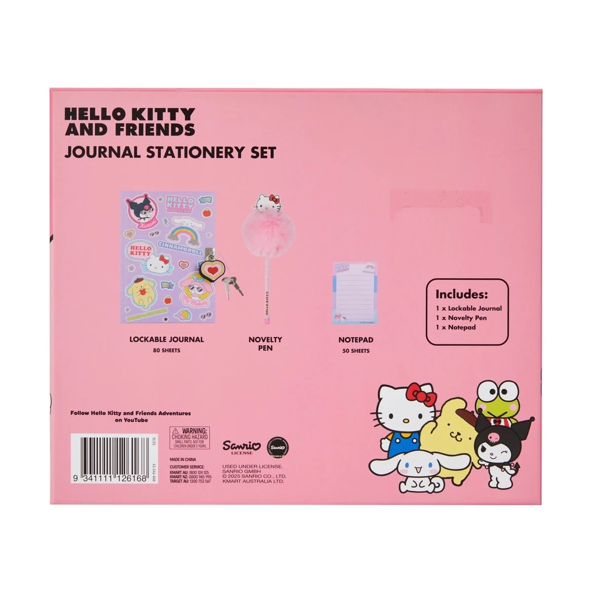7 Hello Kitty and Friends Journal Stationery Set, 7 of 7