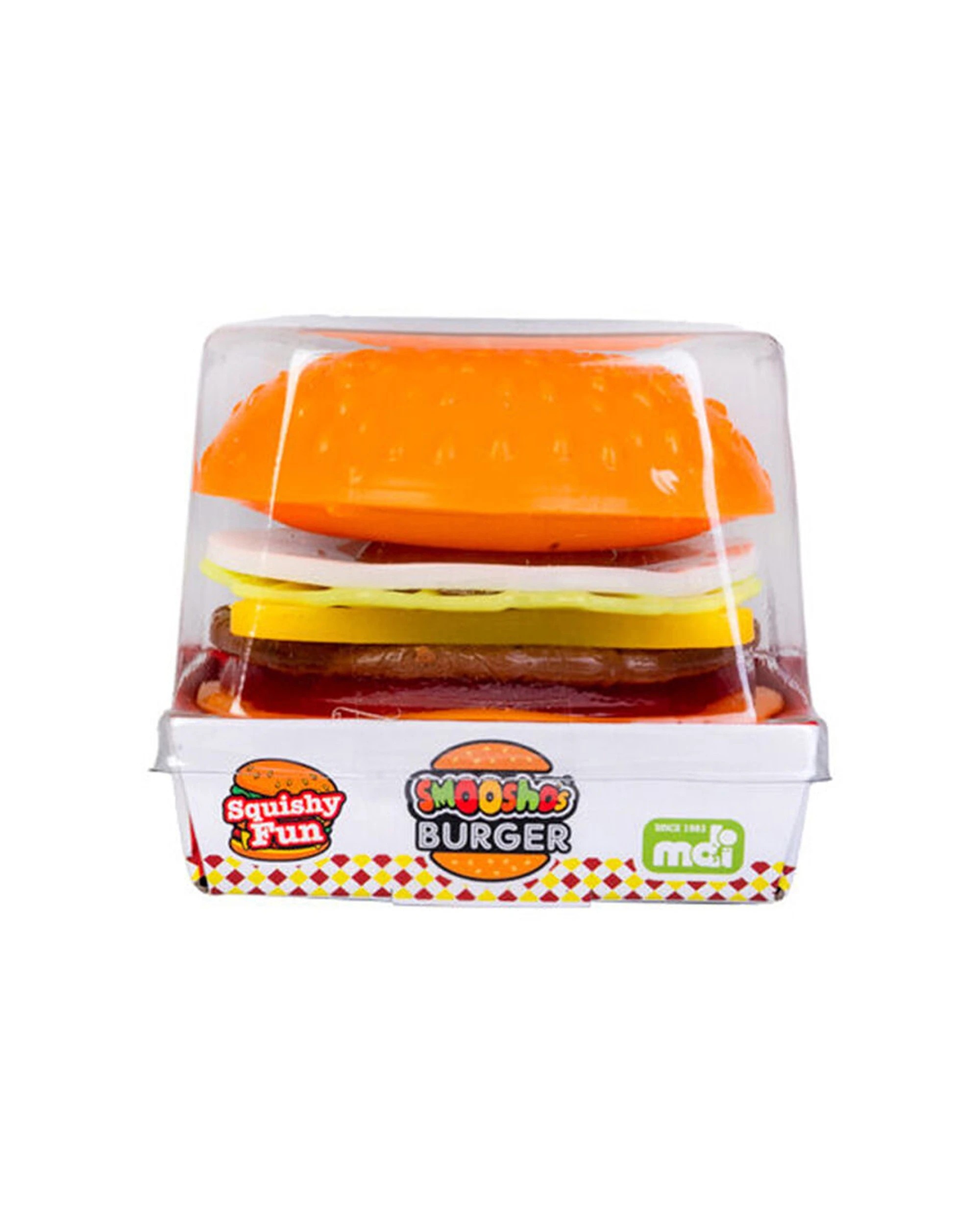 2 Smooshos 3x 7pc Build Your Own Burger Squishy Ball Childrens Toy 7x7x7.5cm - Multi, 2 of 5