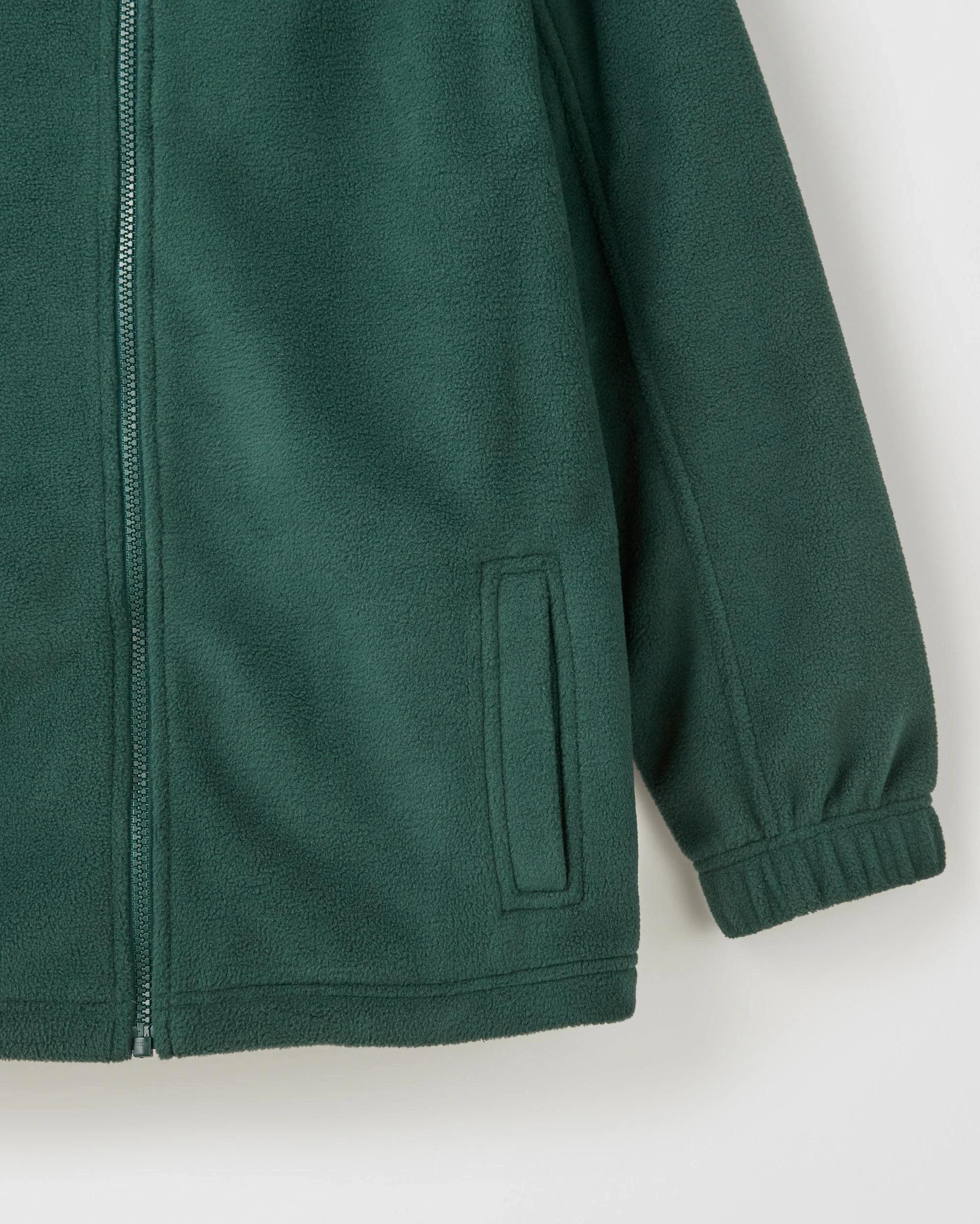 6 Target School Polar Fleece Jacket BOTTLE GREEN, 6 of 6