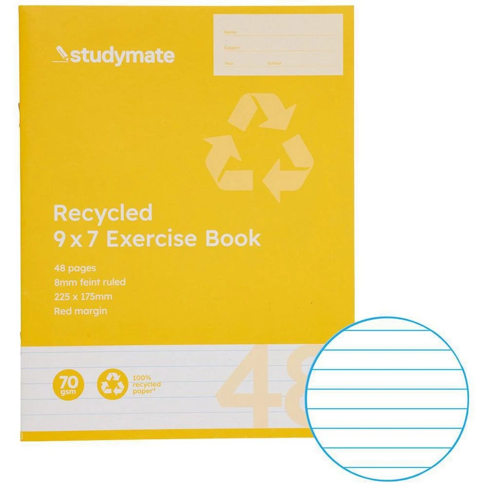 1 Studymate 9x7" Exercise Book 48 Page, 1 of 3