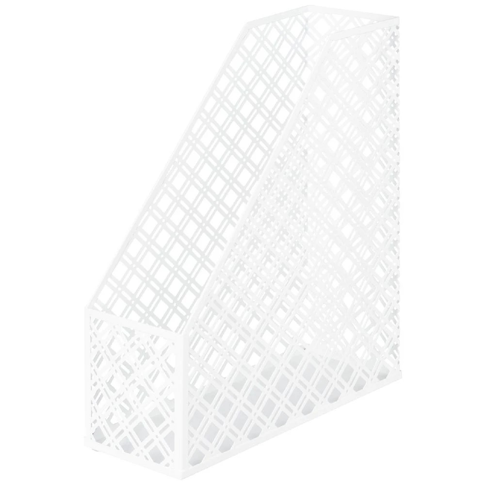 1 Otto Diamond Metal A4 Magazine File White, 1 of 3
