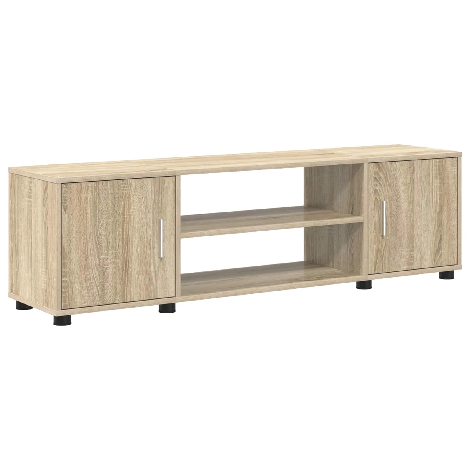 6 vidaXL Wall Mounted TV Cabinet Set Storage - Beige, 6 of 10