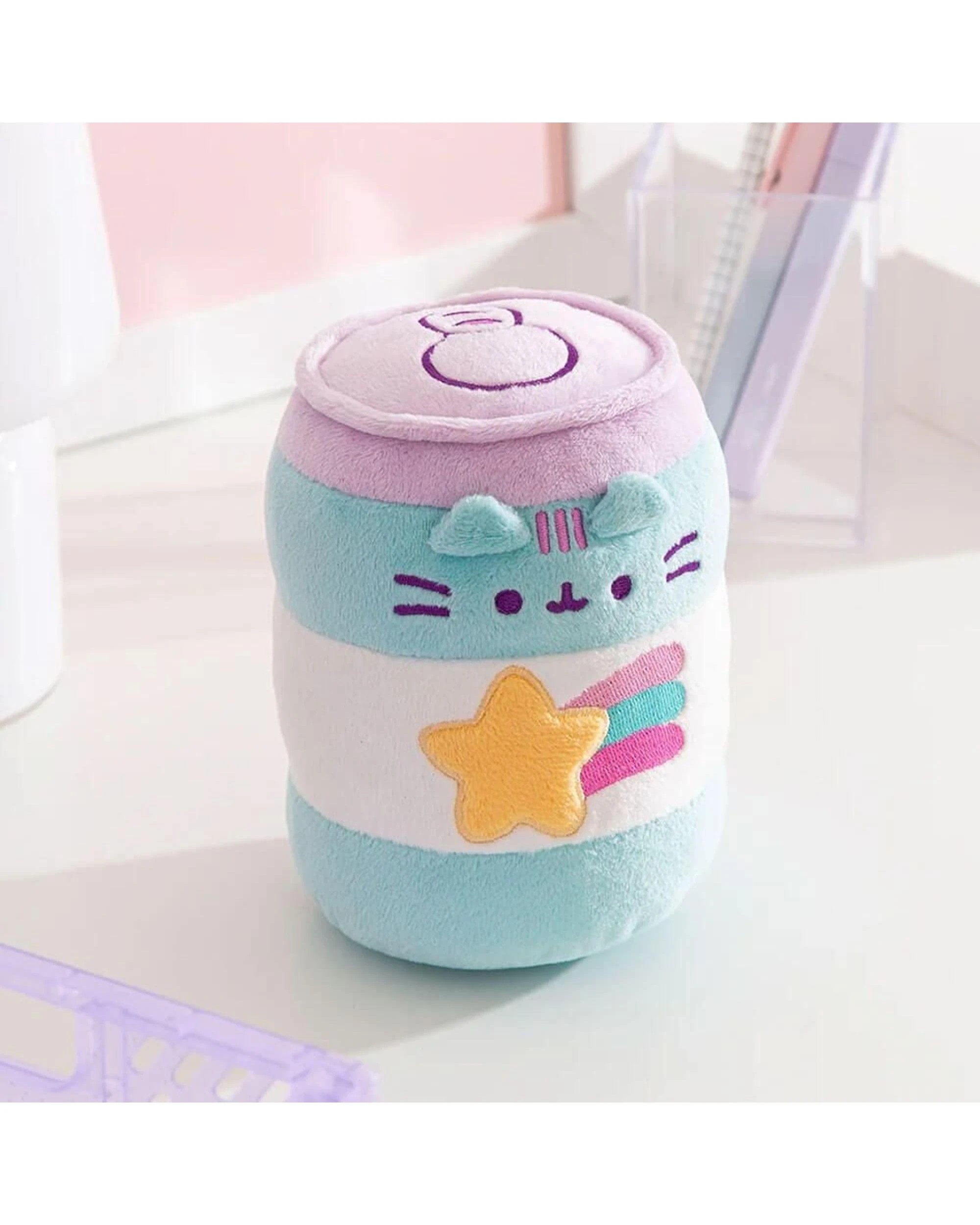 6 Pusheen Gamer Girl Pop Sip Energy Drink 15cm Plush, 6 of 8