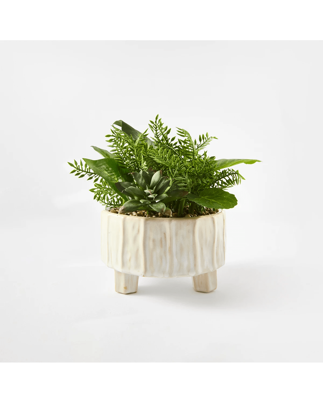 1 Artificial Mixed Foliage in Pot, 1 of 10