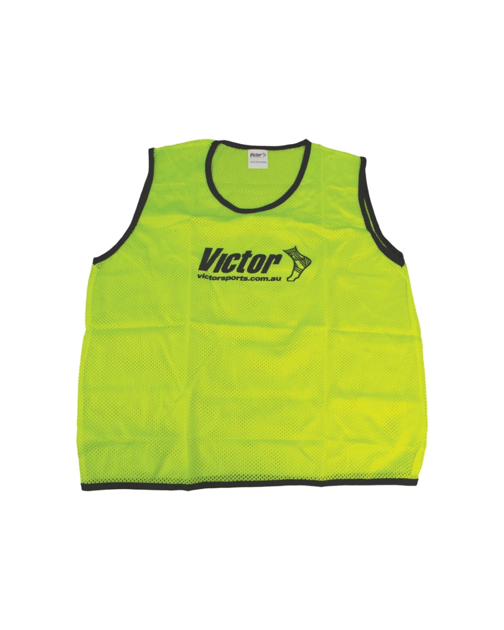 1 Victor Sports Lightweight Fitness Training Vest Mesh Breathable Small - Yellow, 1 of 2