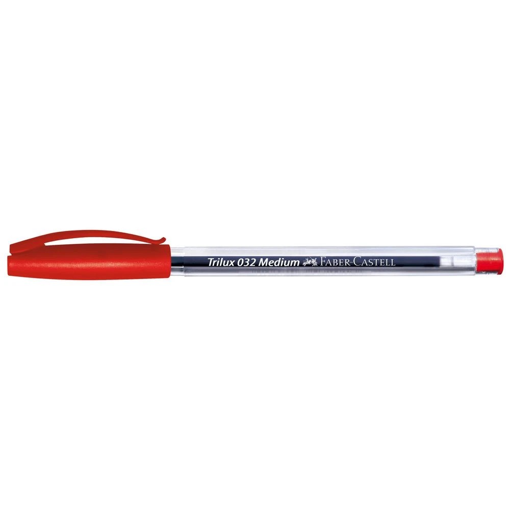 3 Faber-Castell Trilux Ballpoint Pens Red 50 Pack, 3 of 4