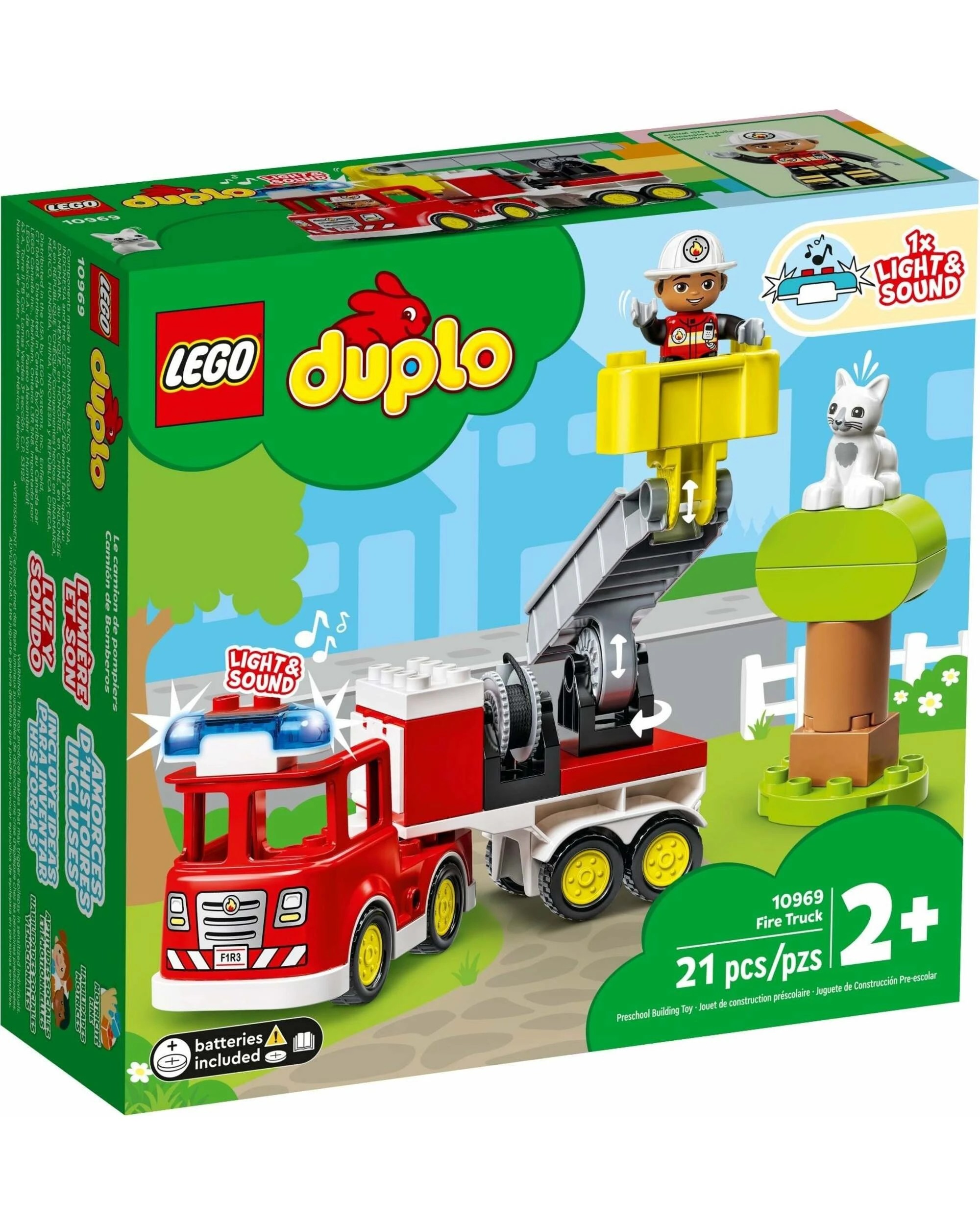 1 LEGO 10969 DUPLO Rescue Fire Truck with Lights & Sound, 1 of 5