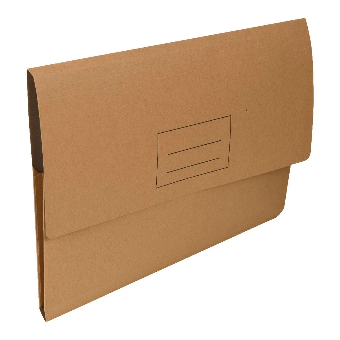 2 J.Burrows Document Wallet 250GSM Kraft, 2 of 3
