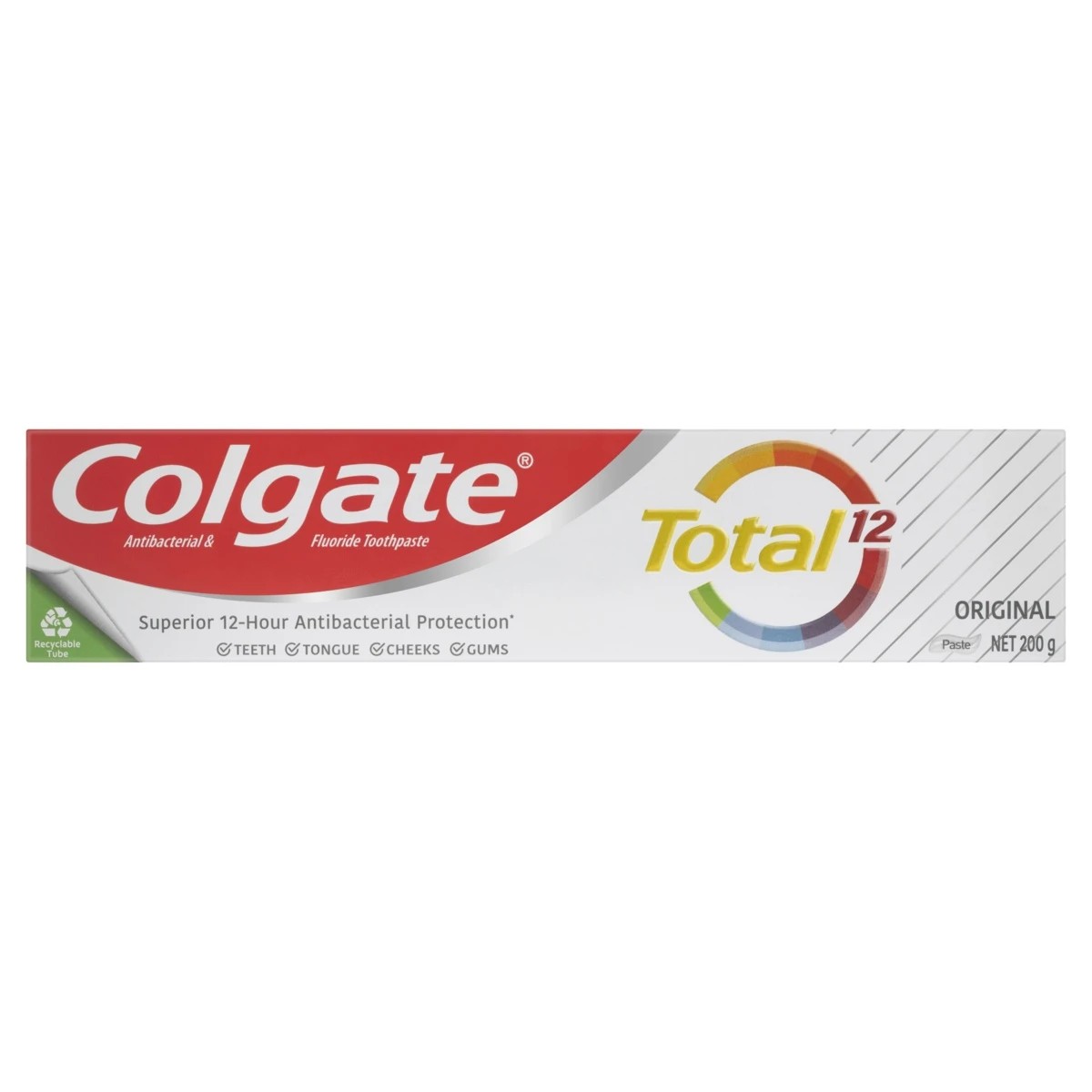 4 Colgate Total Original Antibacterial Fluoride Toothpaste, 4 of 10
