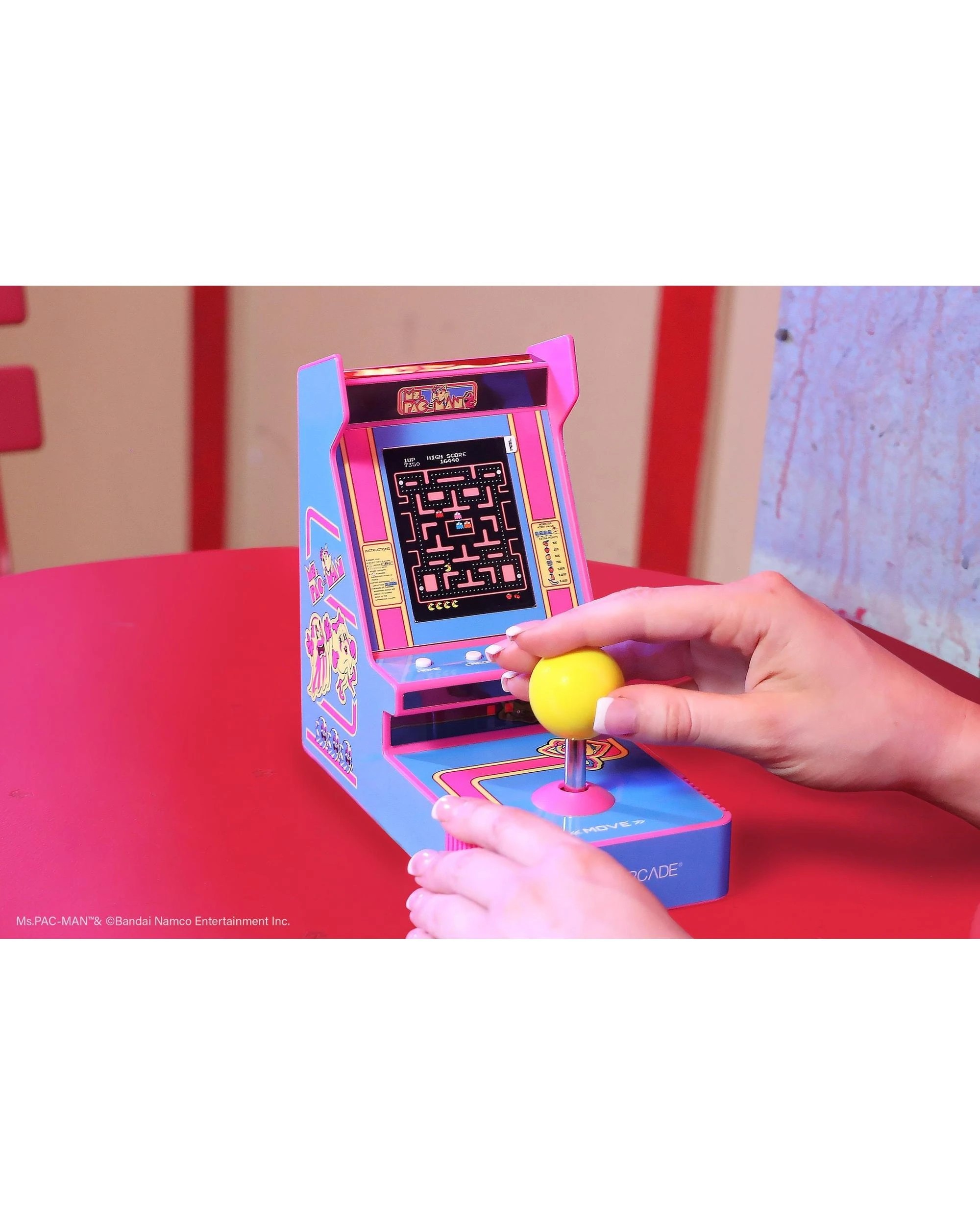 4 My Arcade Ms. Pac-Man Portable Retro Arcade Joystick Player, 4 of 8