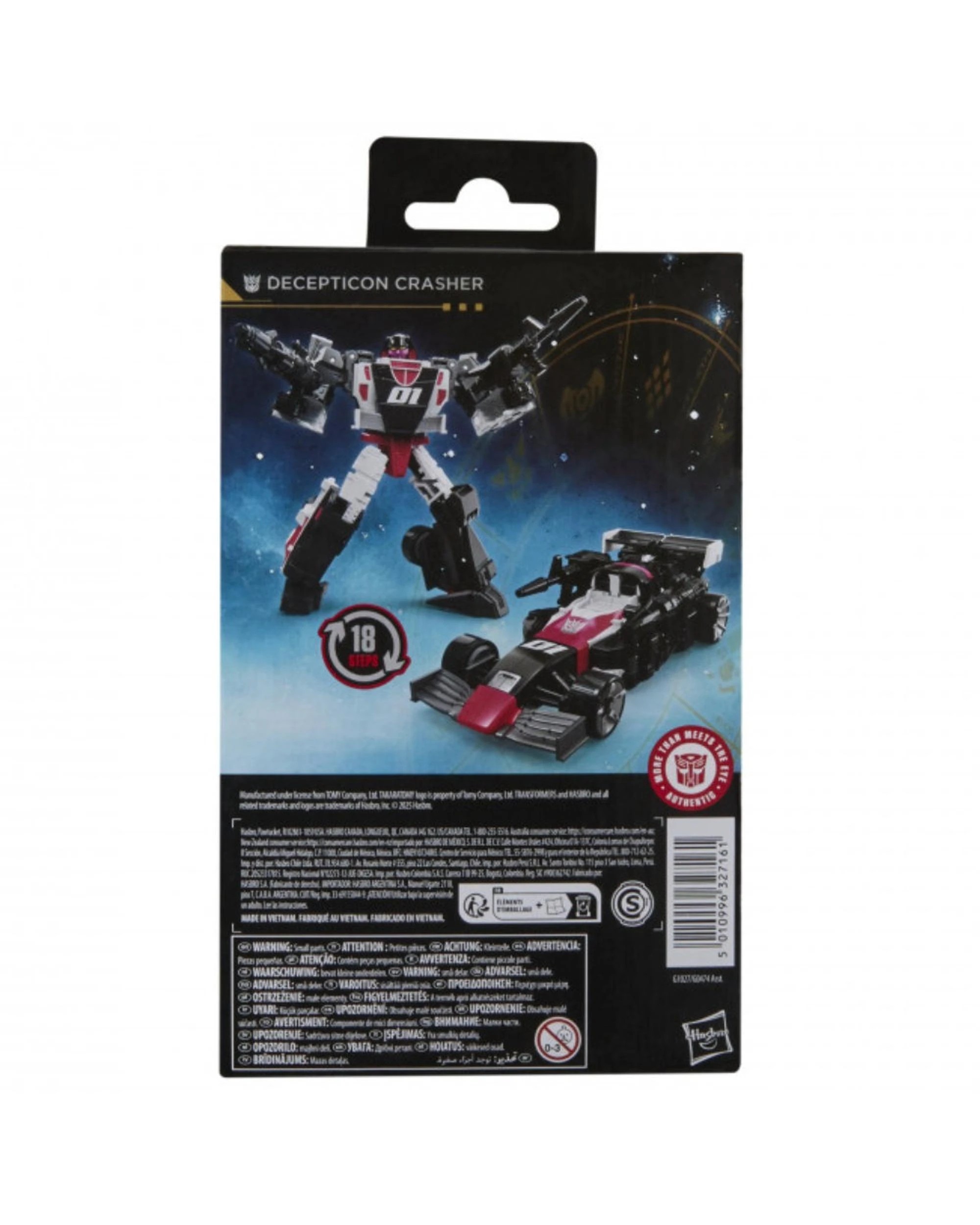 5 Transformers Age of the Primes: Deluxe Class Decepticon Crasher Action Figure, 5 of 5