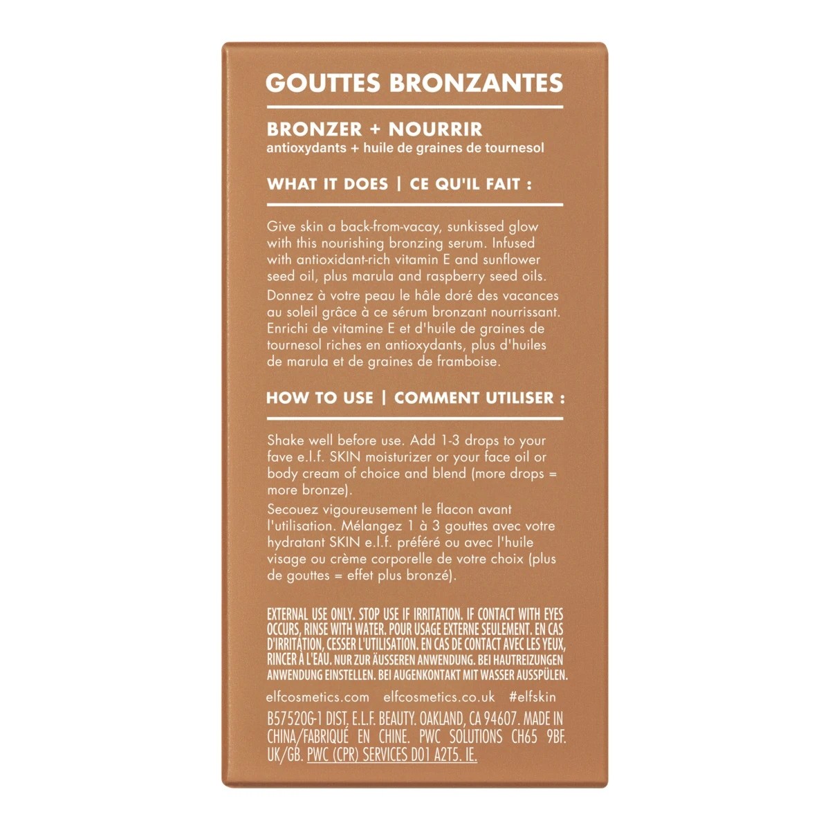 6 e.l.f. Skin Bronzing Drops - Pure Gold, 6 of 8