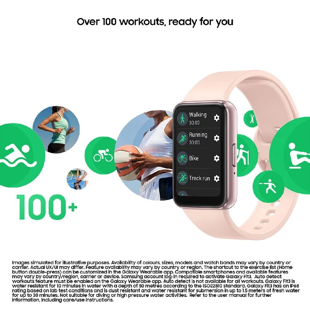 4 Samsung Galaxy Fit3 Bluetooth Pink Gold, 4 of 7