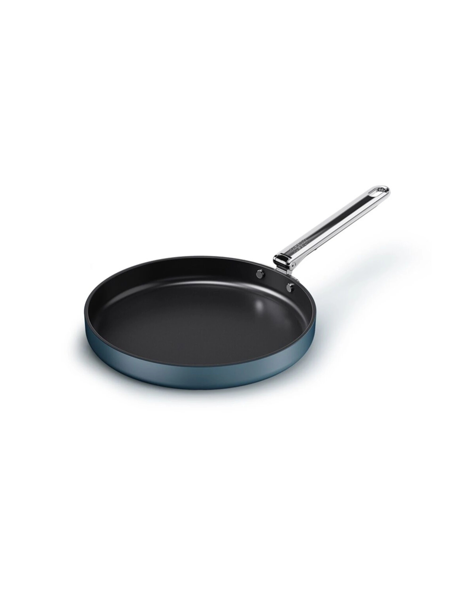 1 Joseph Joseph 28cm Shallow Induction Frying Pan With Foldable Handle Midnight - Blue, 1 of 7
