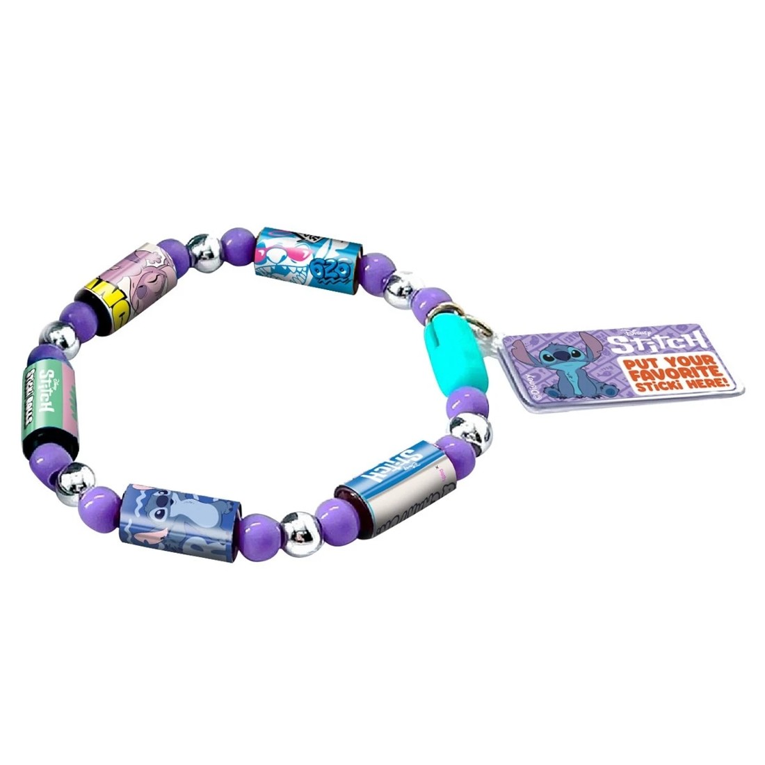 3 Sticki Rolls Disney Lilo & Stitch Sticker Bracelet and Necklace Pendant Jewellery Making Set, 3 of 3