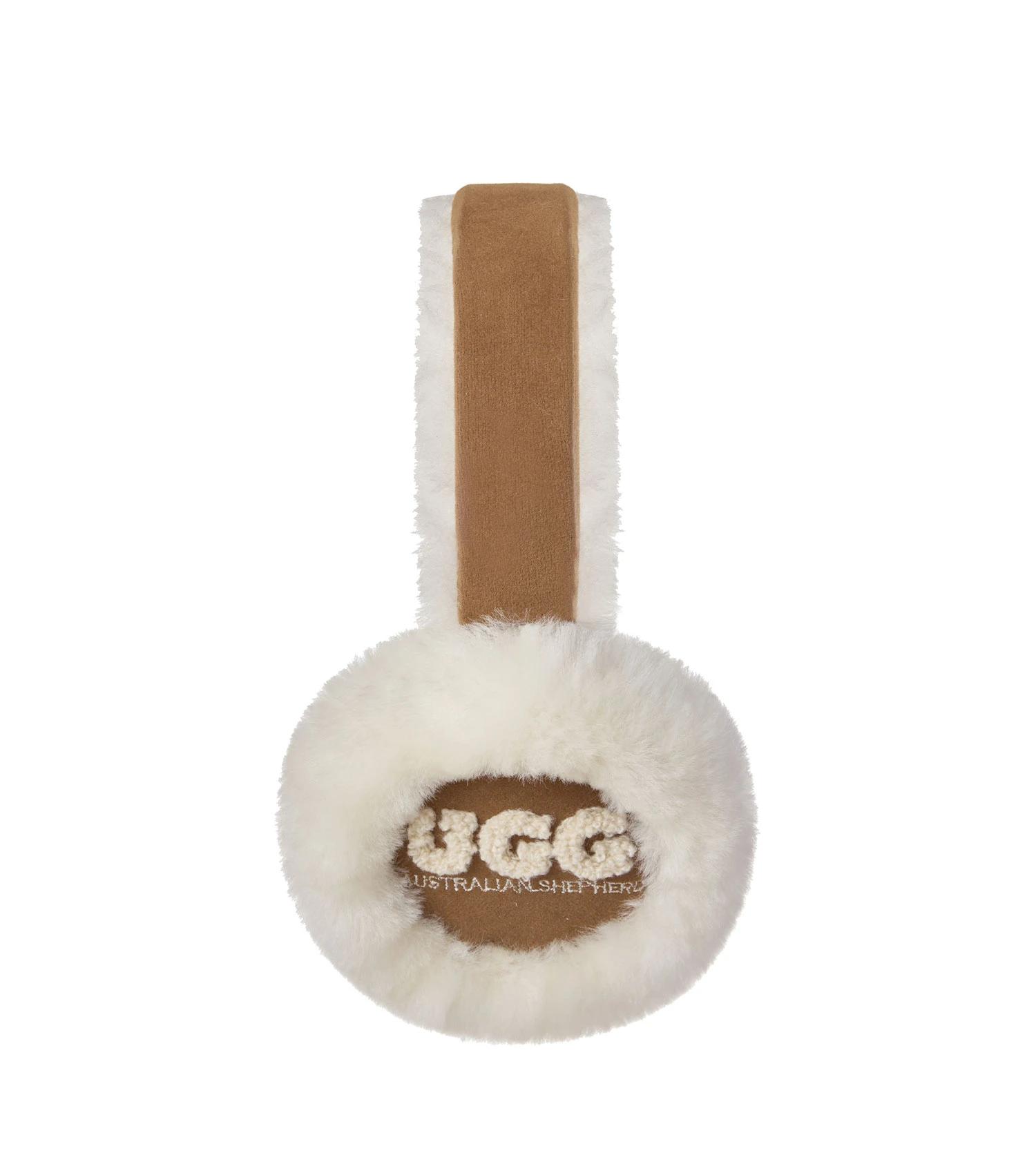 3 Australian Shepherd UGG Kids Cloud Earmuff CHESTNUT, 3 of 5