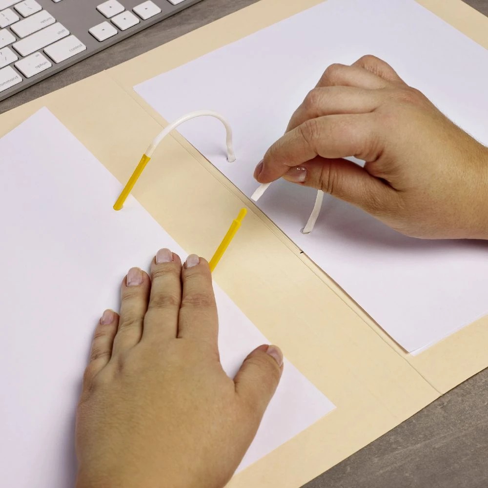 6 Avery Foolscap Tubeclip File Buff 5 Pack, 6 of 6