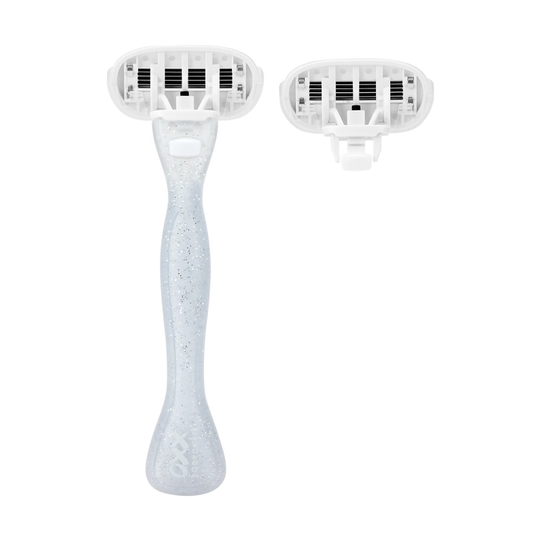 3 OXX Bodycare Smooth Reusable Razor - Glitter, 3 of 5