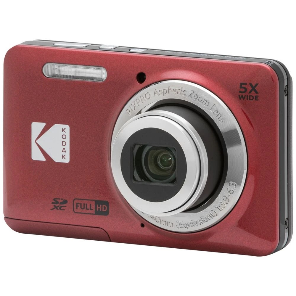2 Kodak FZ55 16MP Digital Camera Red, 2 of 9
