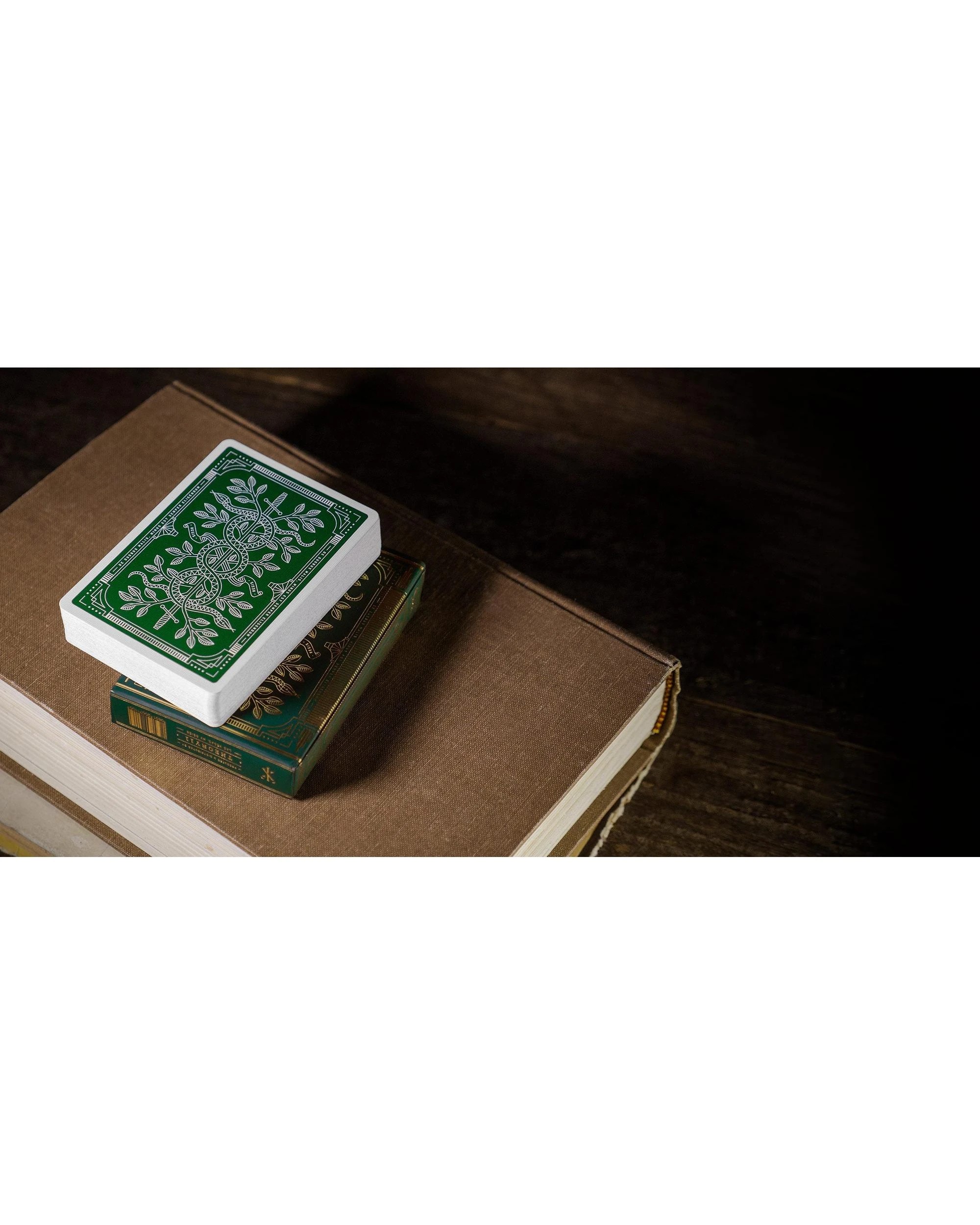 4 theory11 Monarch Green Playing Cards, 4 of 7