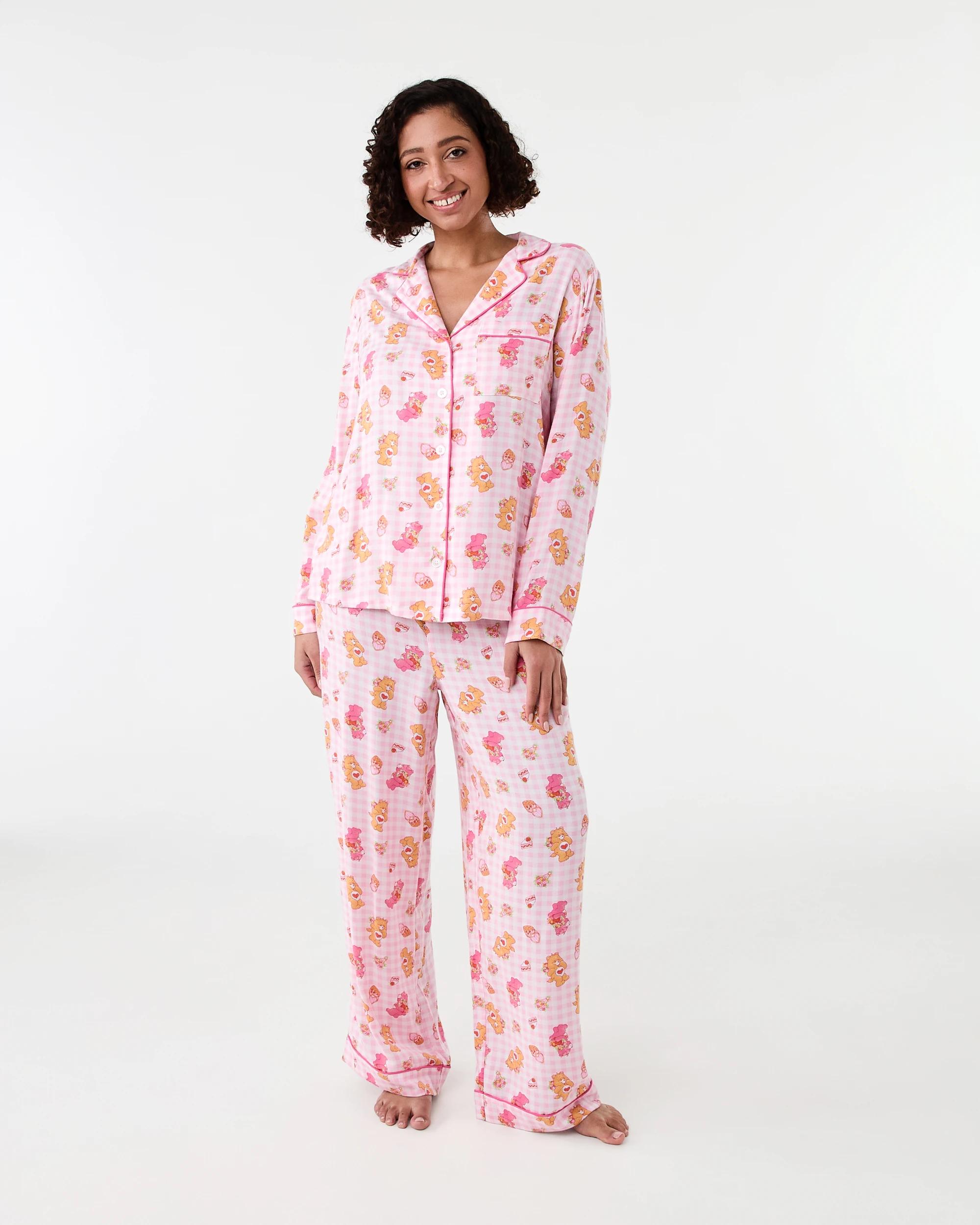 1 Care Bears License Flannel Pyjama Set Cb Aop, 1 of 8