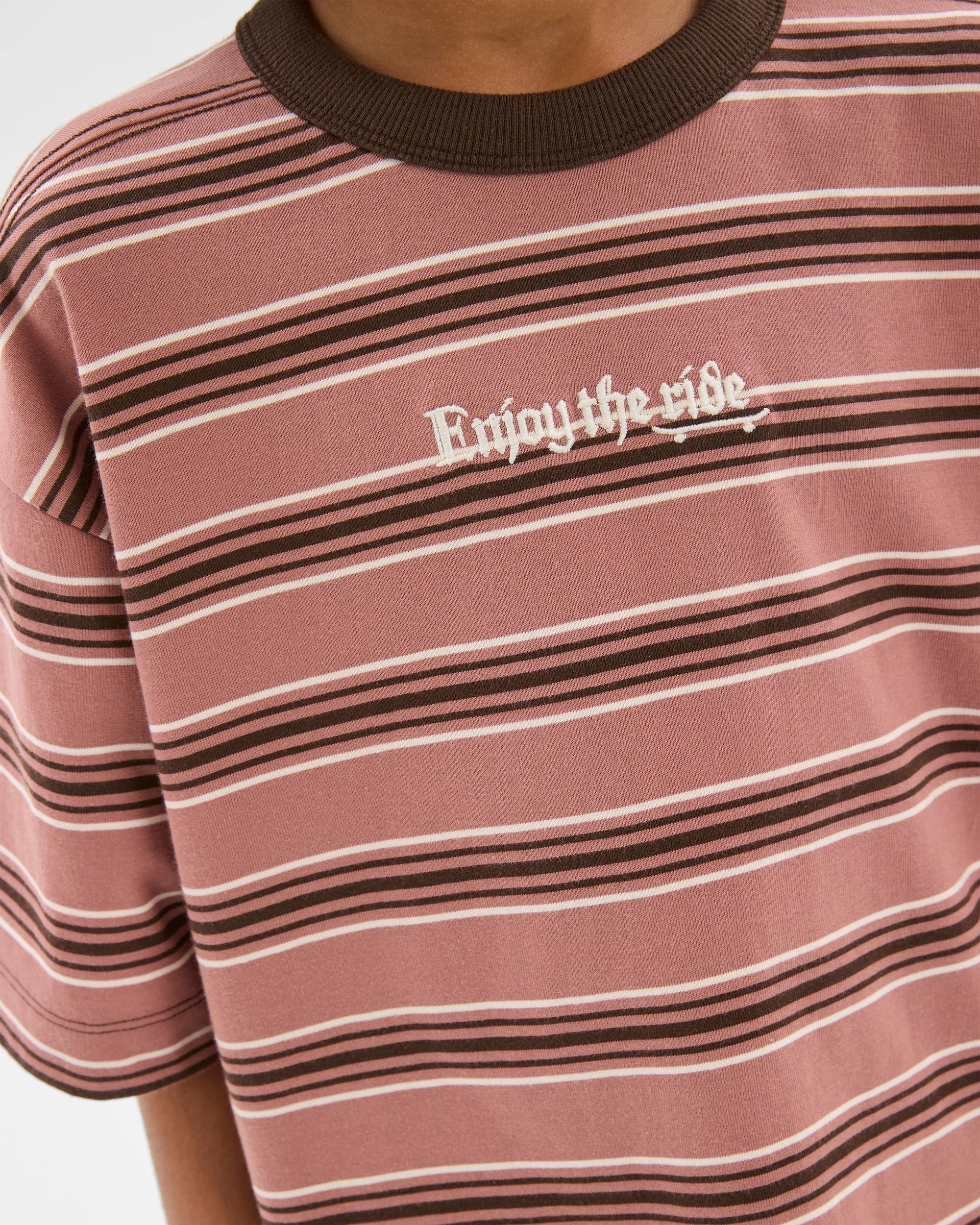 4 Target Kids Australian Cotton Stripe T-Shirt BURLWOOD, 4 of 7