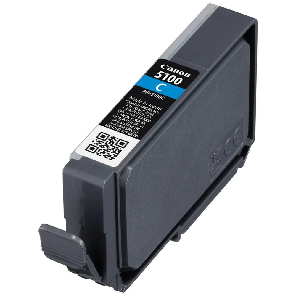 3 Canon PFI-5100 Cyan Ink, 3 of 3