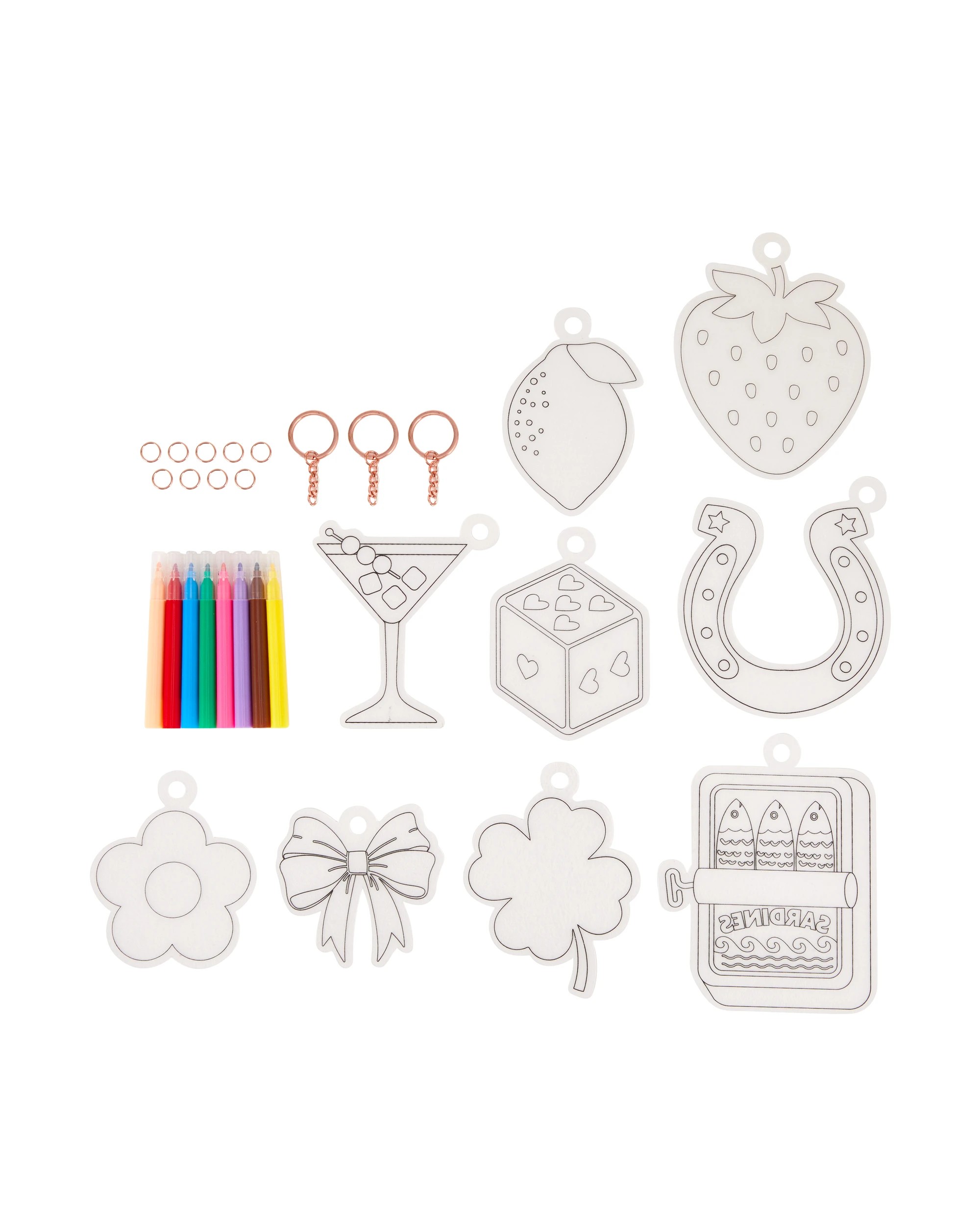2 DIY Shrink Art Keyring Kit, 2 of 3