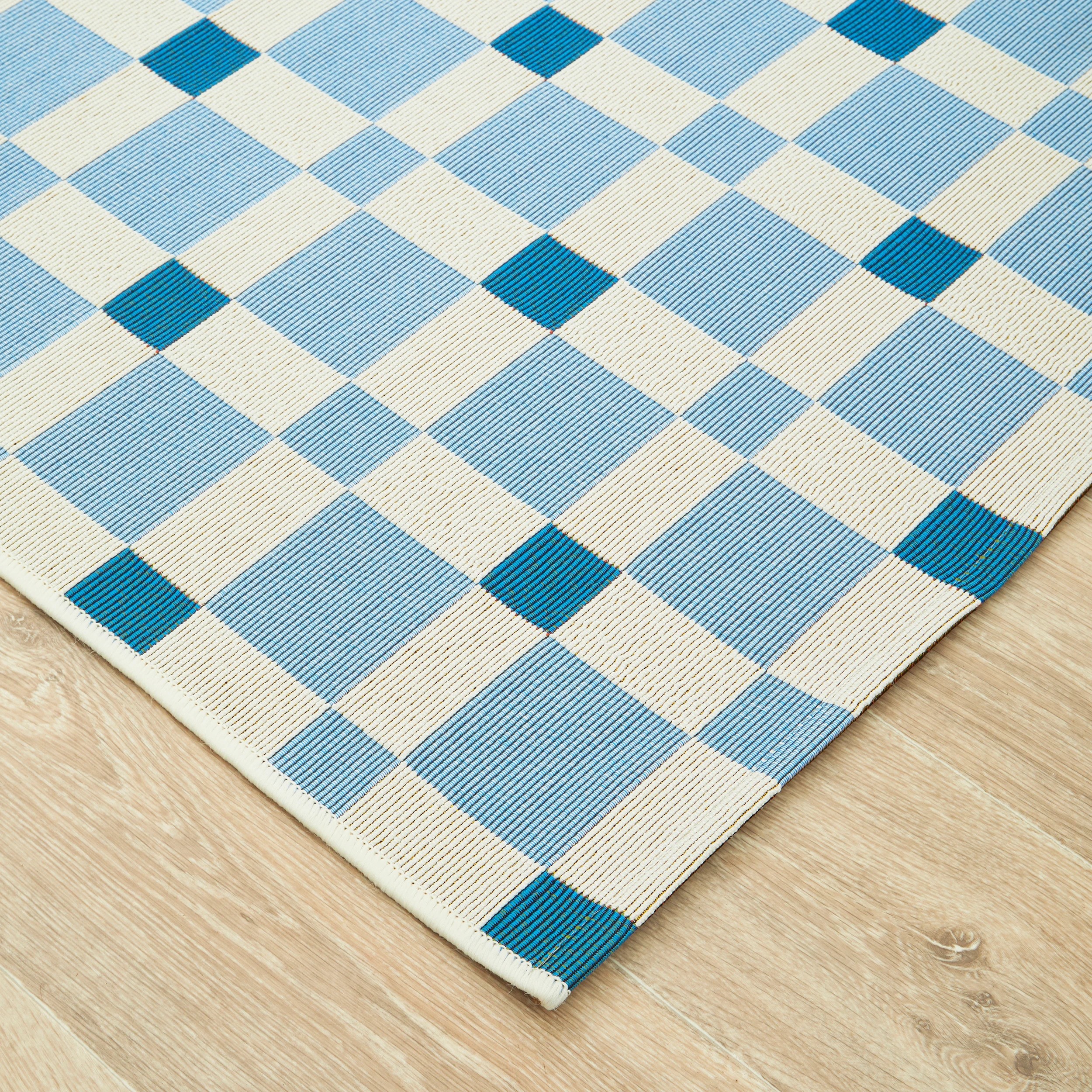 4 Common Ground Rugs Horizon Tito 400x80cm - Large Outdoor Rug - Blue, 4 of 8
