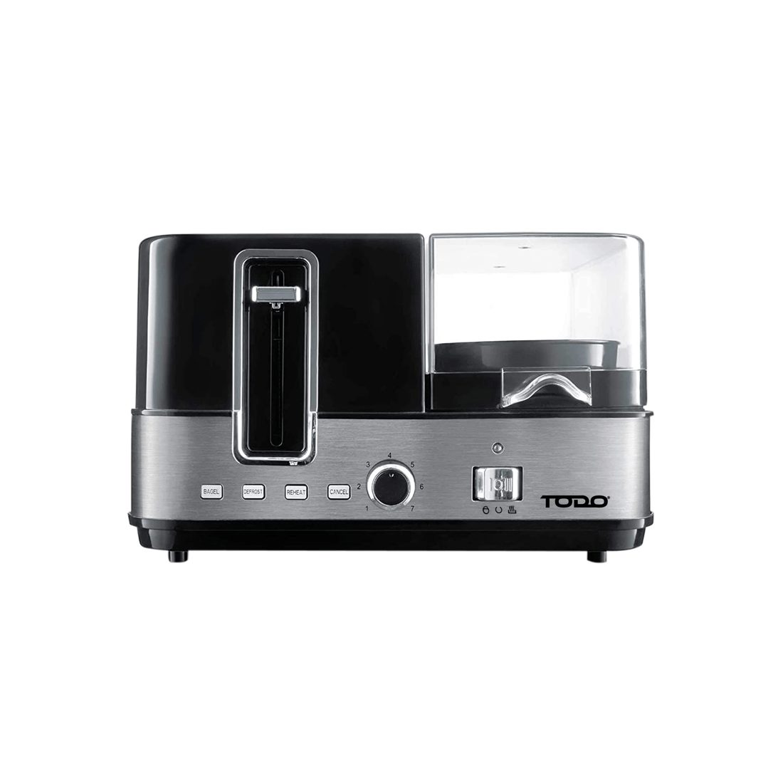 3 TODO 1400W Breakfast Master Toaster Egg Cooker Poacher Bacon Fryer Grill All In One, 3 of 9