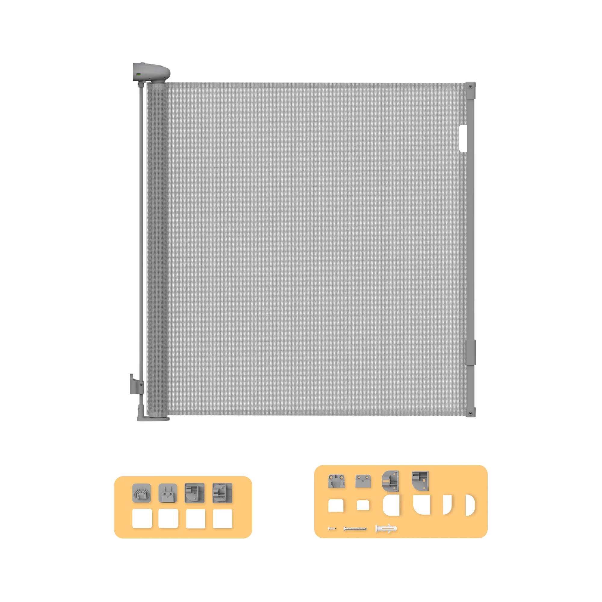 1 Bopeep Baby Safety Gates Retractable 150cm, 1 of 6
