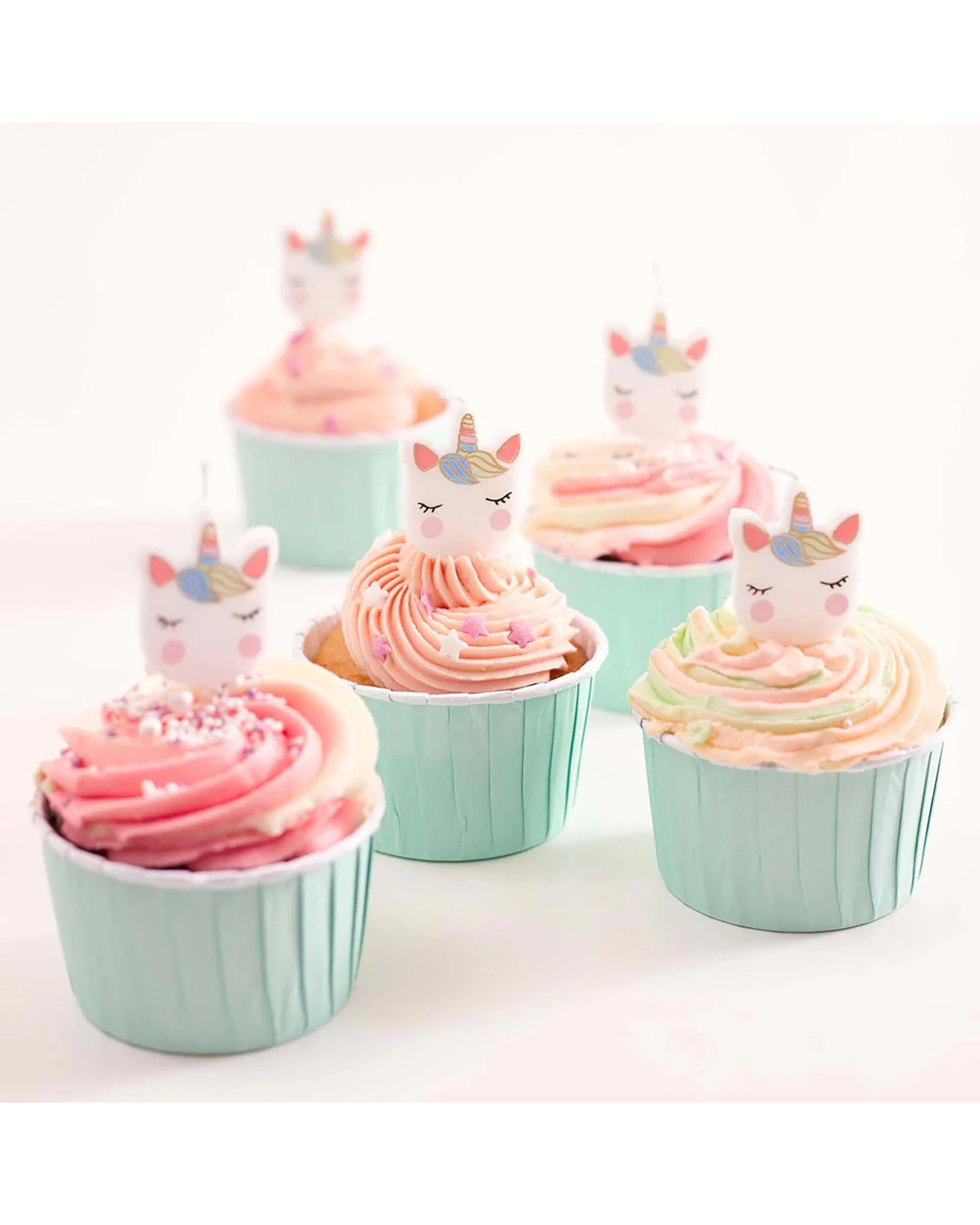 2 Talking Tables We Heart Unicorn Cake Candles Set of 5 - Multi, 2 of 6