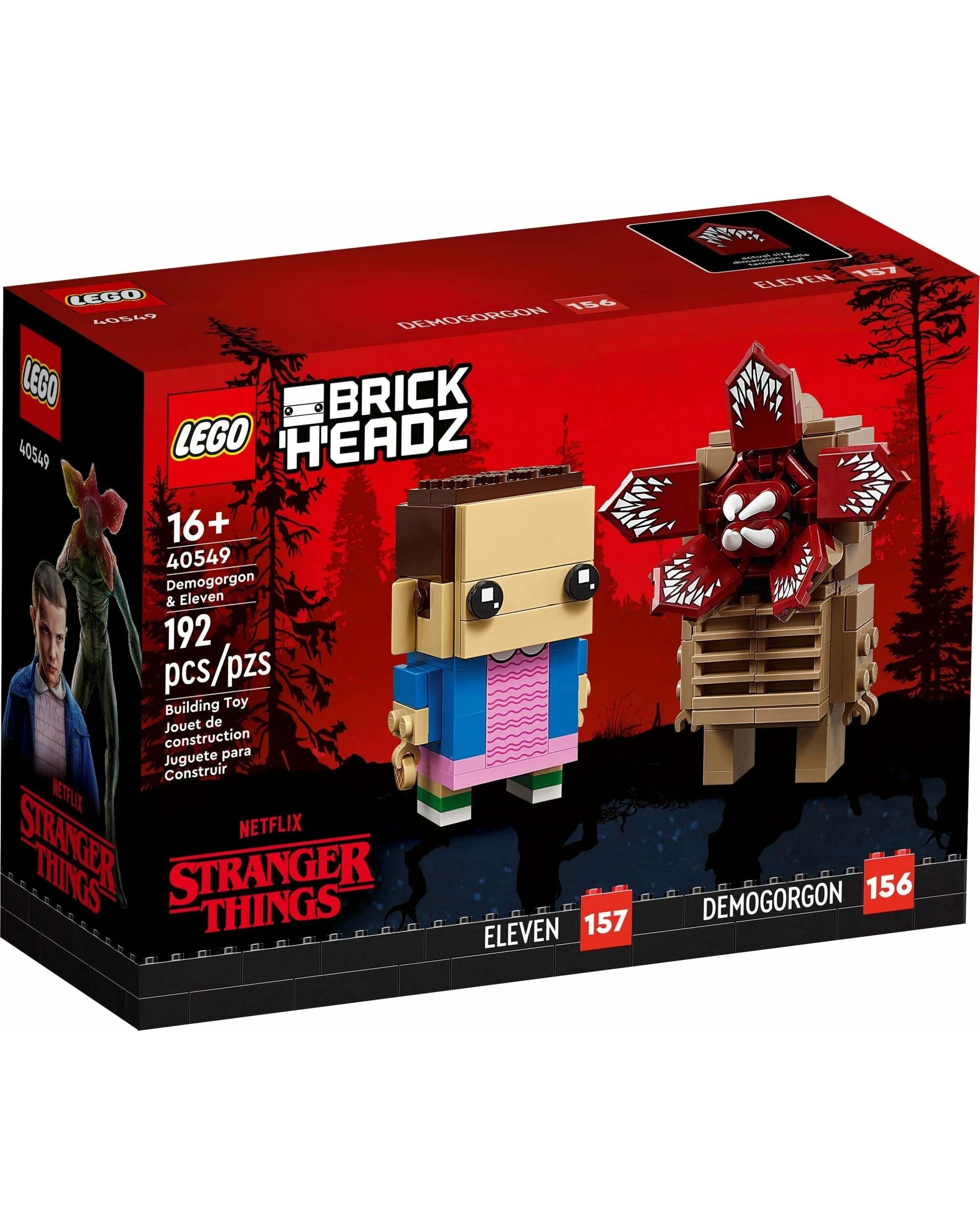 1 LEGO Stranger Things BrickHeadz Demogorgon & Eleven (40549), 1 of 5