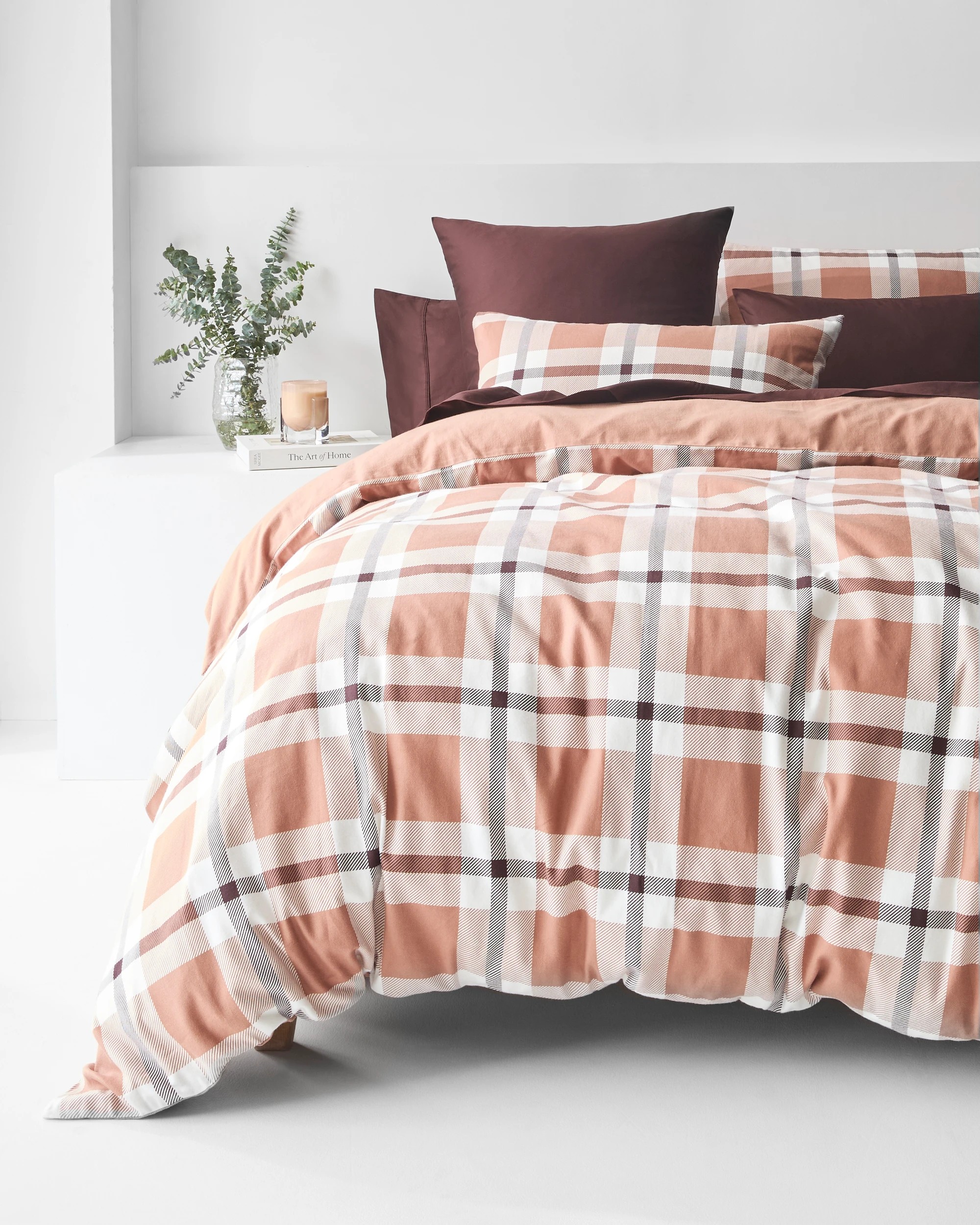 1 Target Percy Flannelette Quilt Cover Set - Queen Bed - Brown, 1 of 10