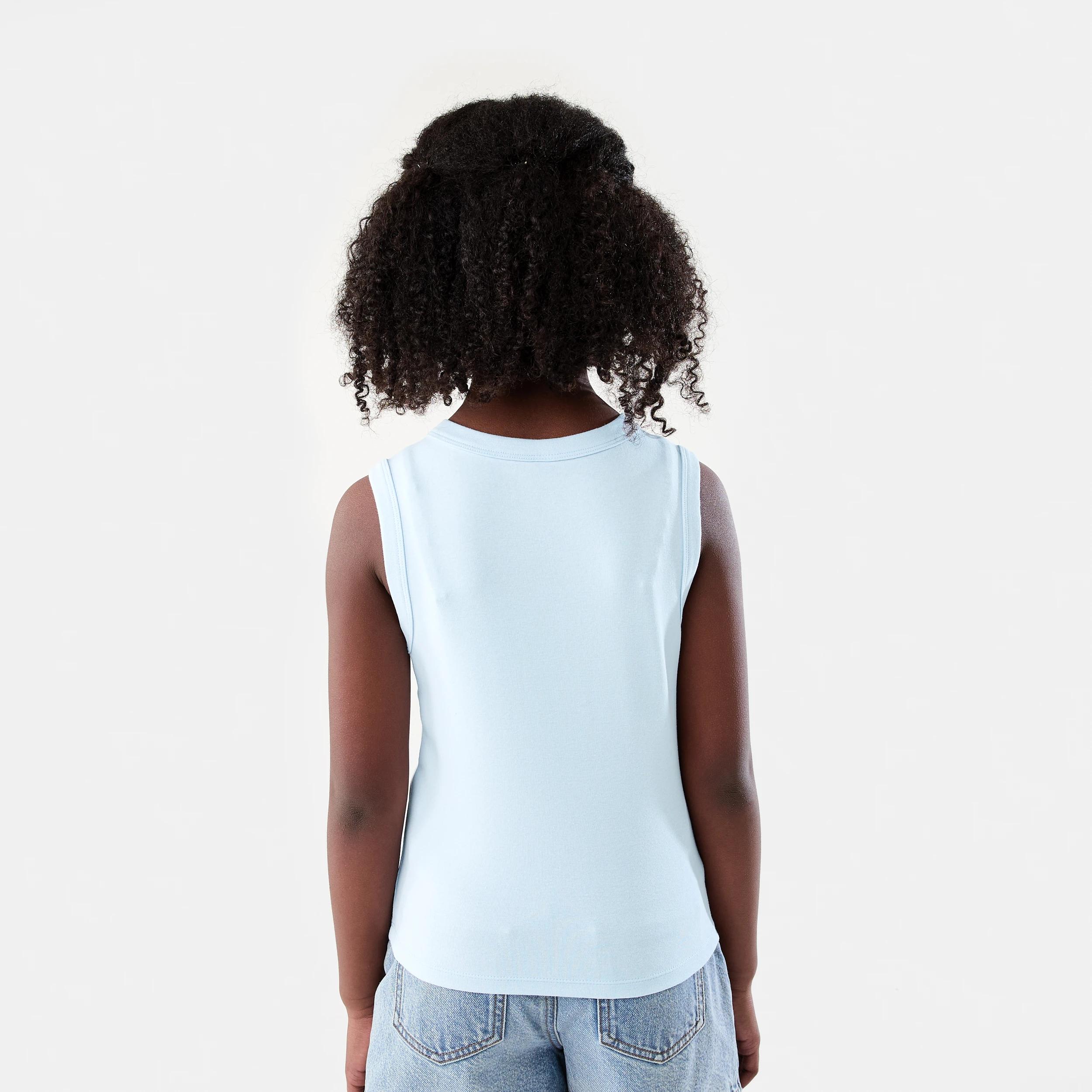 2 Button Through Rib Tank Ice Mist, 2 of 7