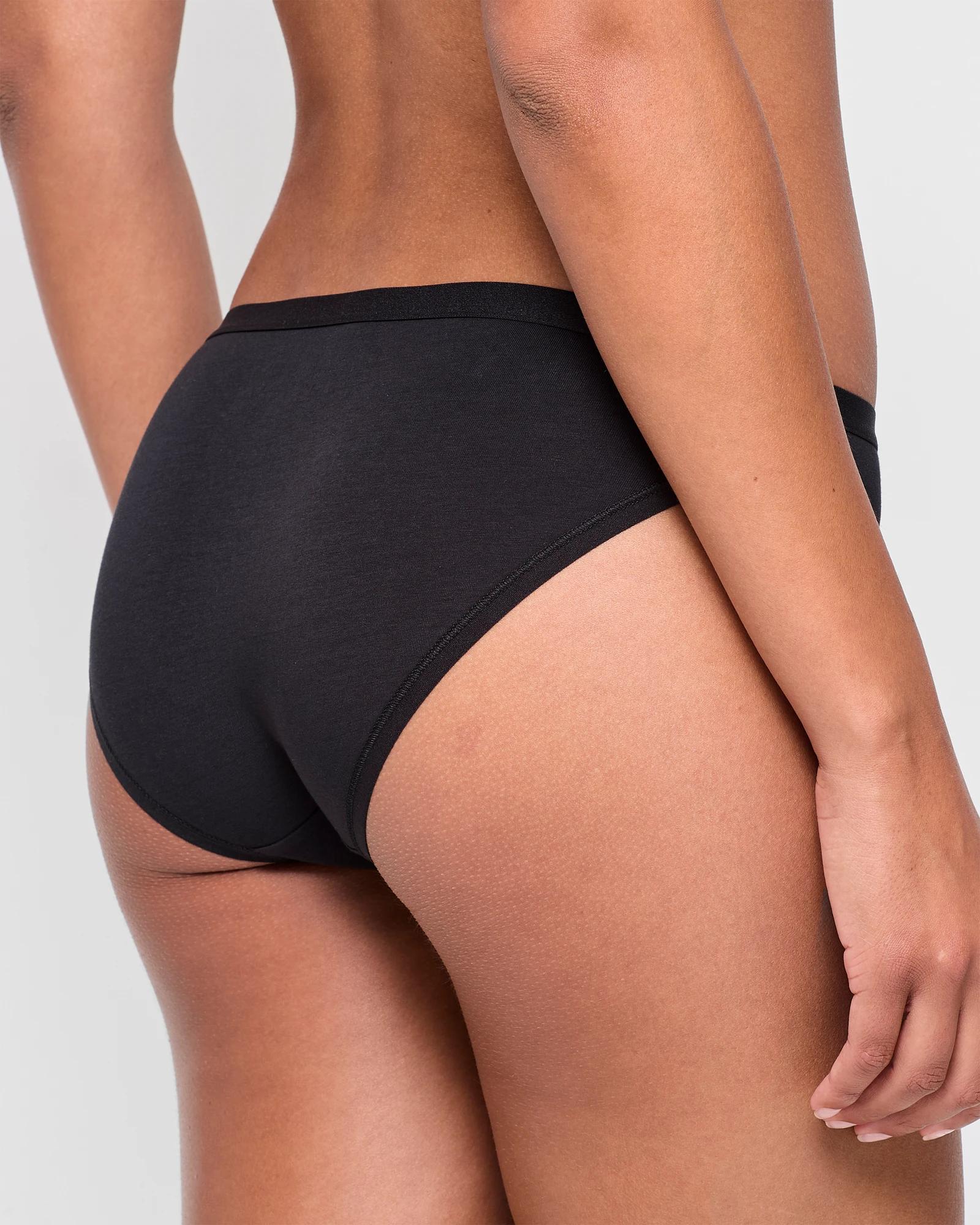 4 Australian Cotton 3 Pack Bikini Briefs - Lily Loves BLACK, 4 of 4