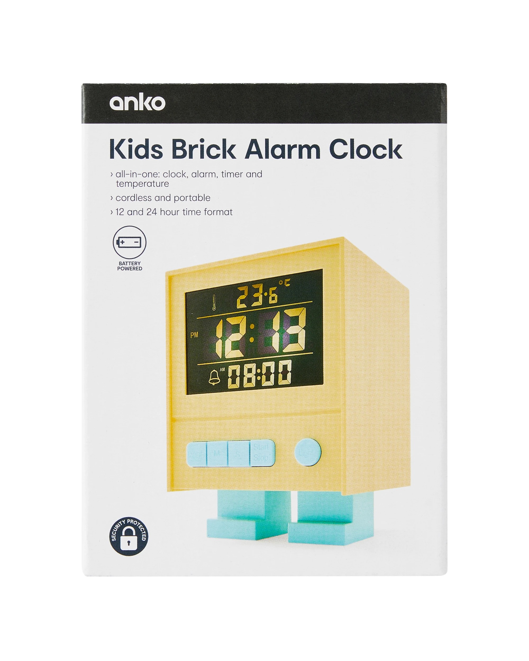 9 Kids Brick Alarm Clock, 9 of 10