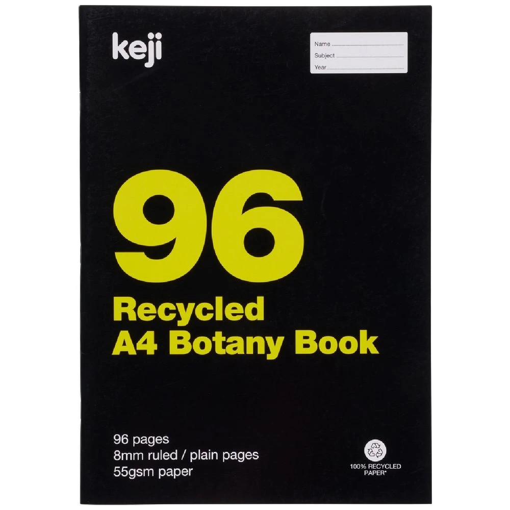 3 Keji A4 55gsm 8mm Botany Book 96Pg, 3 of 3