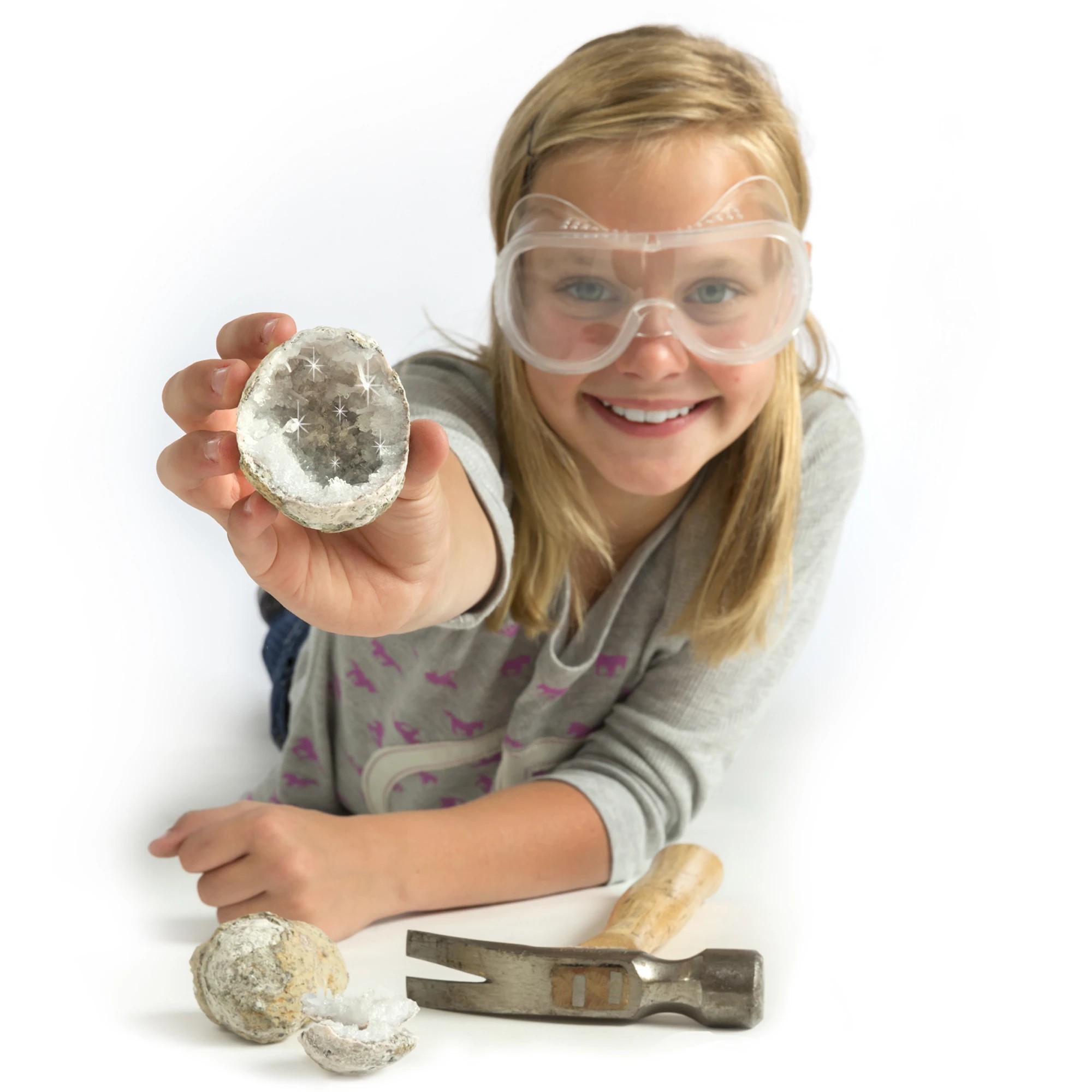 4 National Geographic Break Open 2 Geodes Kit - Multi, 4 of 5