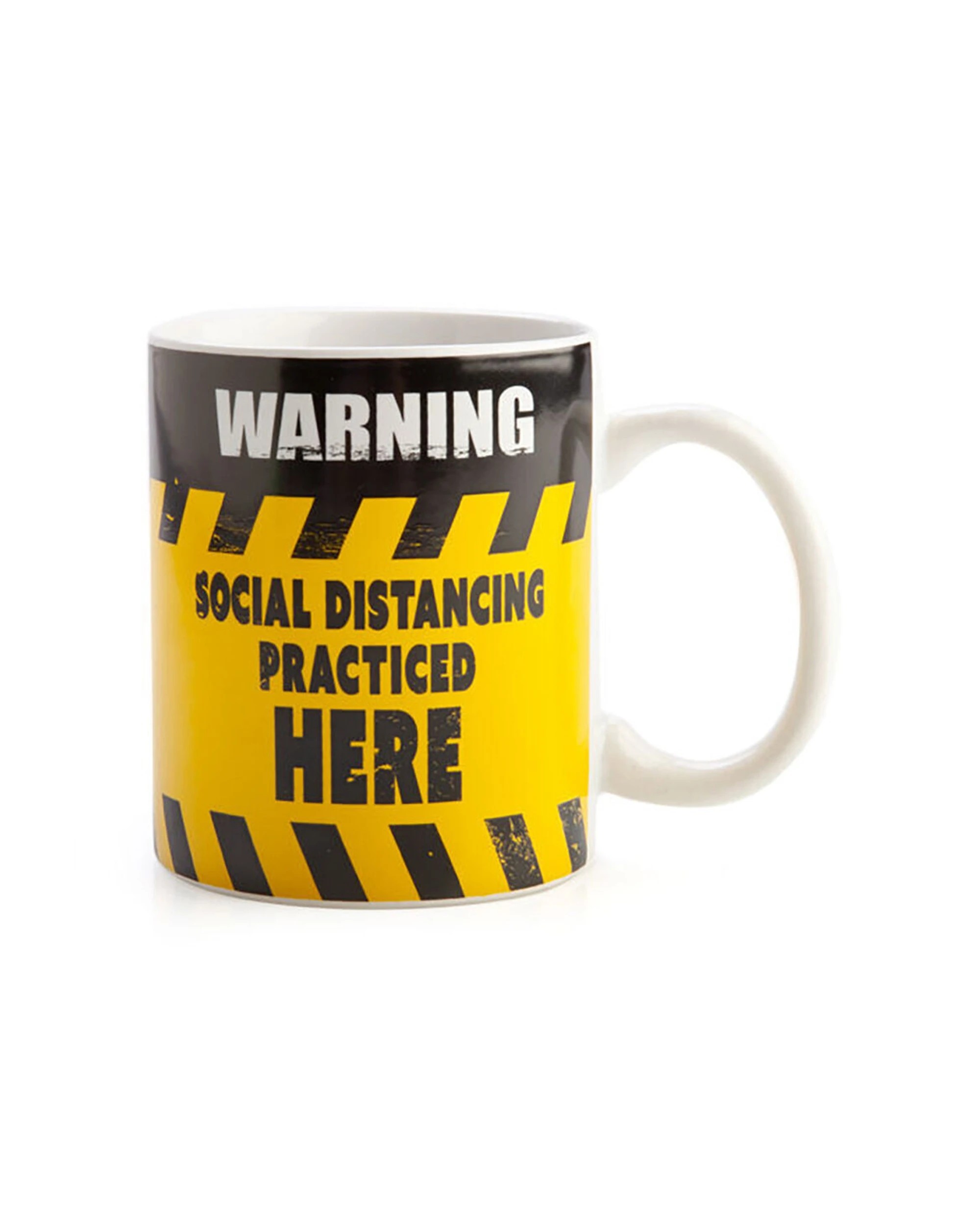 2 MDI 6pk Ceramic Coffee Mug Drinkware Set Social Distance Practice 115x95mm - Pattern, 2 of 6