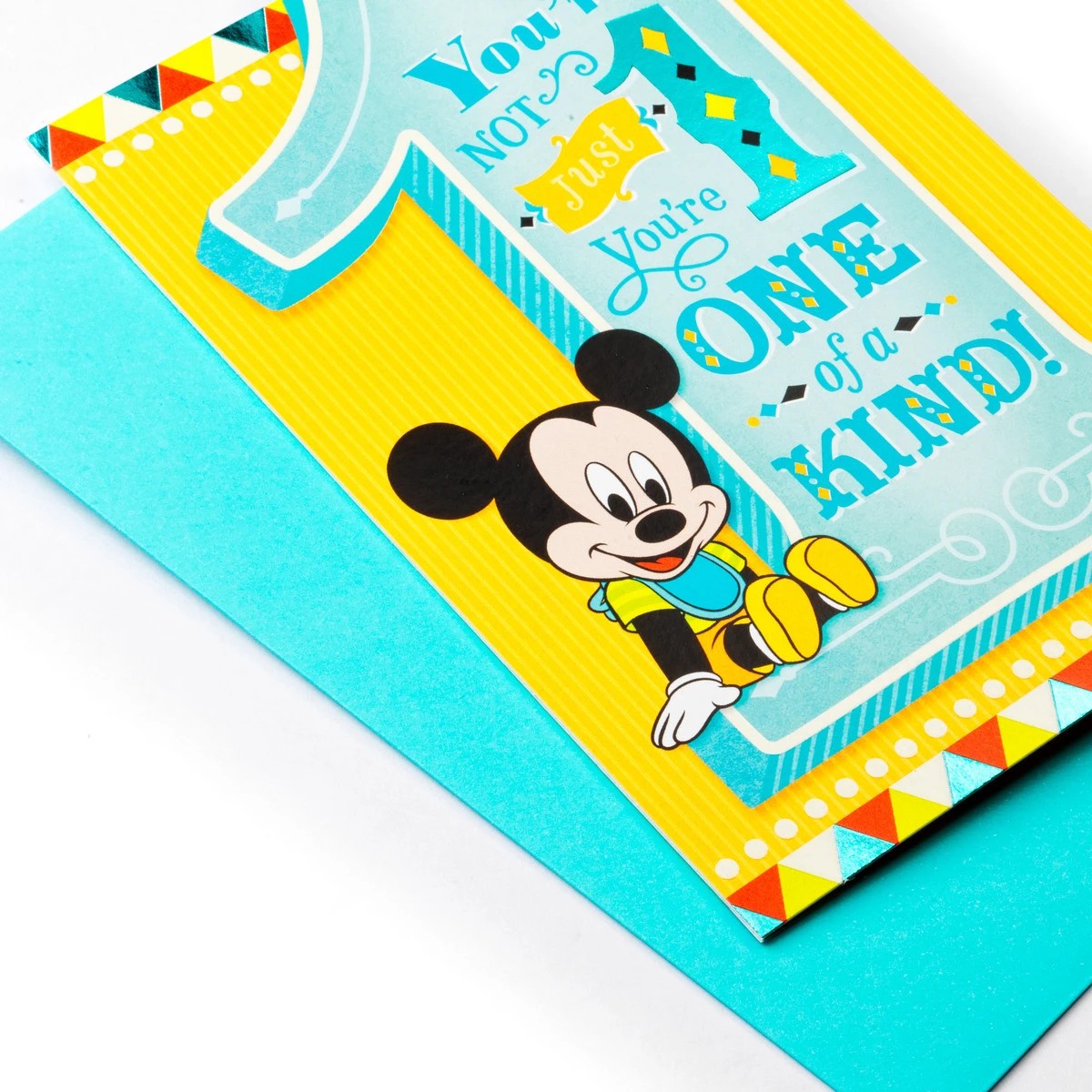 3 Hallmark Disney Mickey Mouse 1st Birthday Card, 3 of 3
