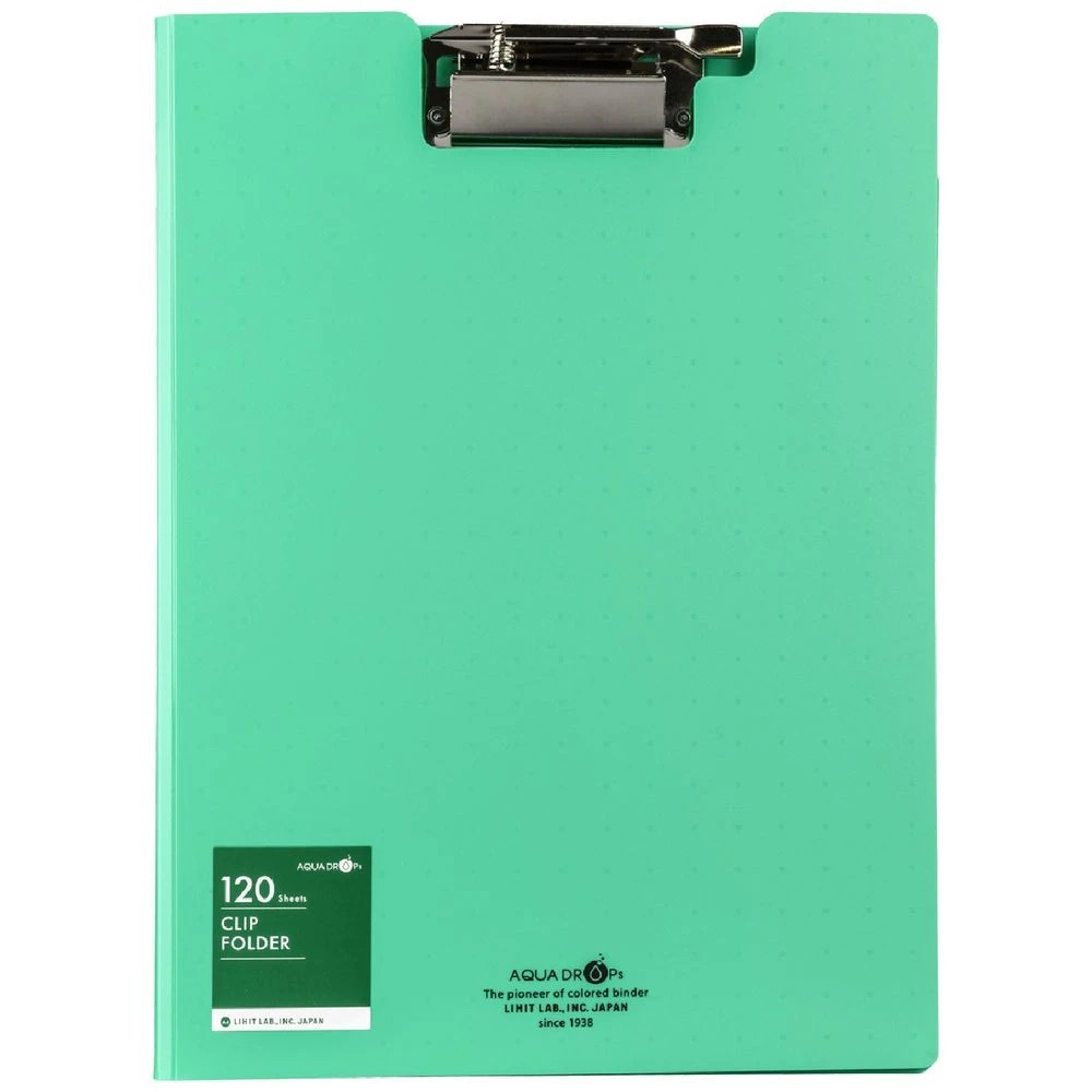 1 Aqua Drops Clipfolder A4 Vivid Green, 1 of 4
