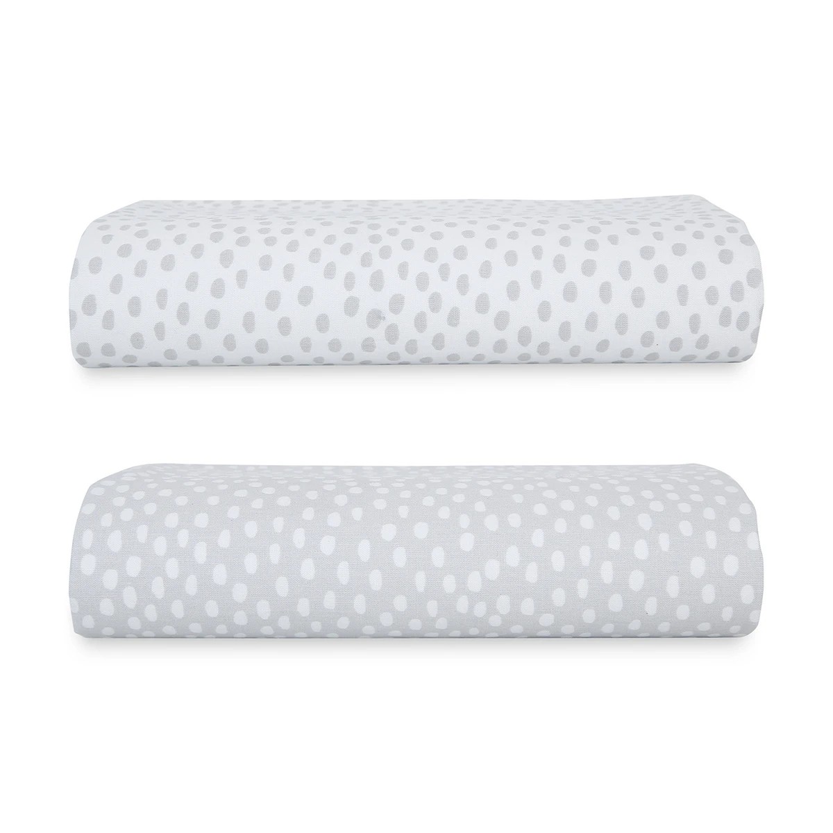 1 2 Pack Cotton Fitted Bassinet Sheets - Speckle, 1 of 4