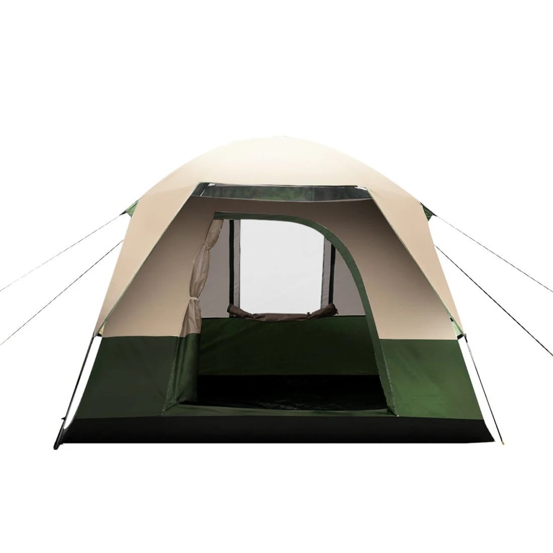 3 Weisshorn Family Camping Tent 4 Person Hiking Beach Tents Canvas Ripstop - Multi, 3 of 6